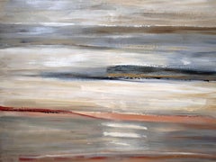 Refllets suspendus— Abstract Minimalism, Oil Painting, Seaside, Contemporary art