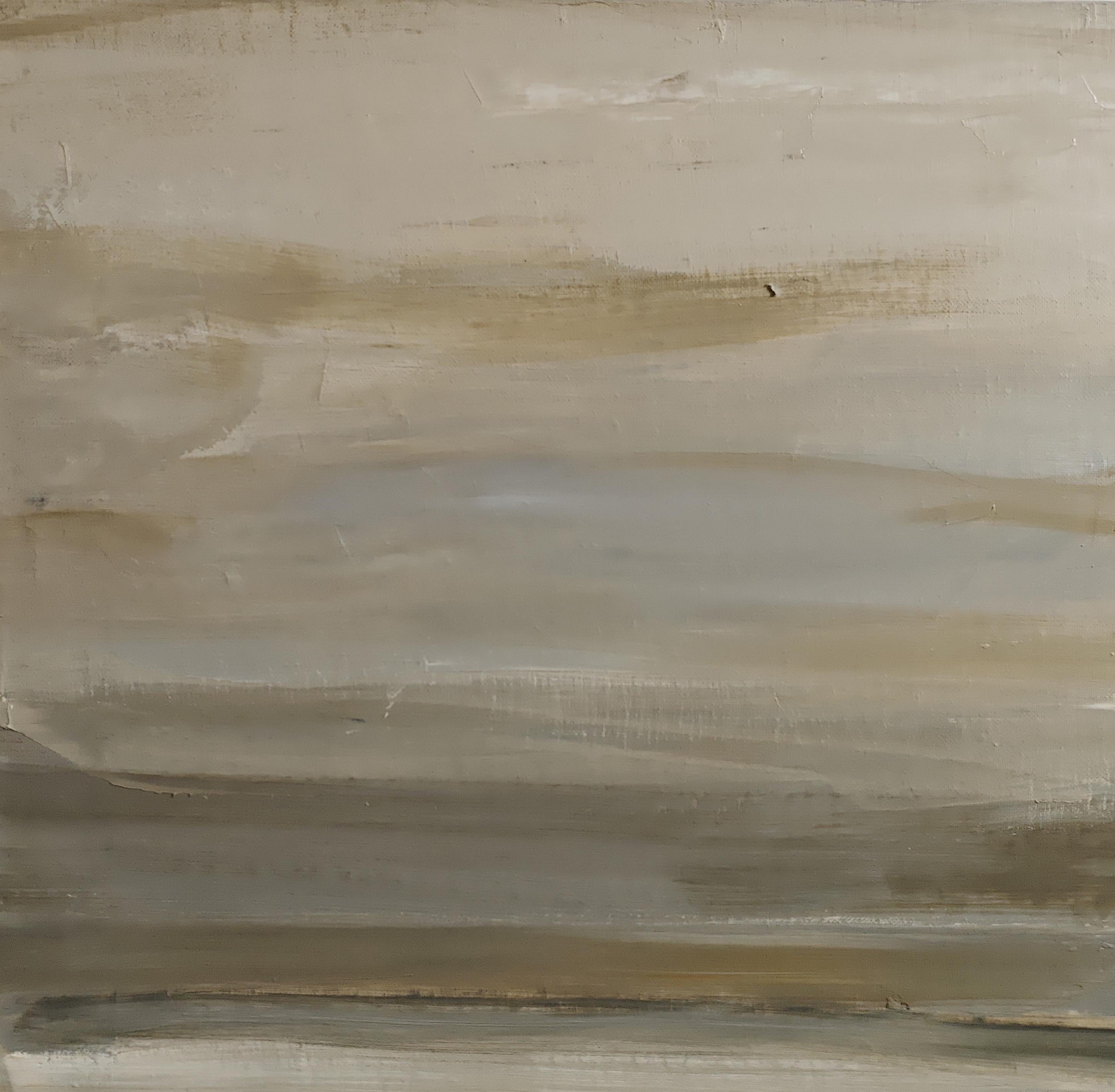 Refllets suspendus- Minimalismo abstracto, Pintura al óleo, Mar, Arte contemporáneo en venta 1
