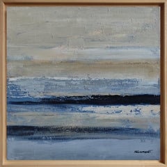 Remanescence, Contemporary Abstract Seascape Painting by Sophie Dumont