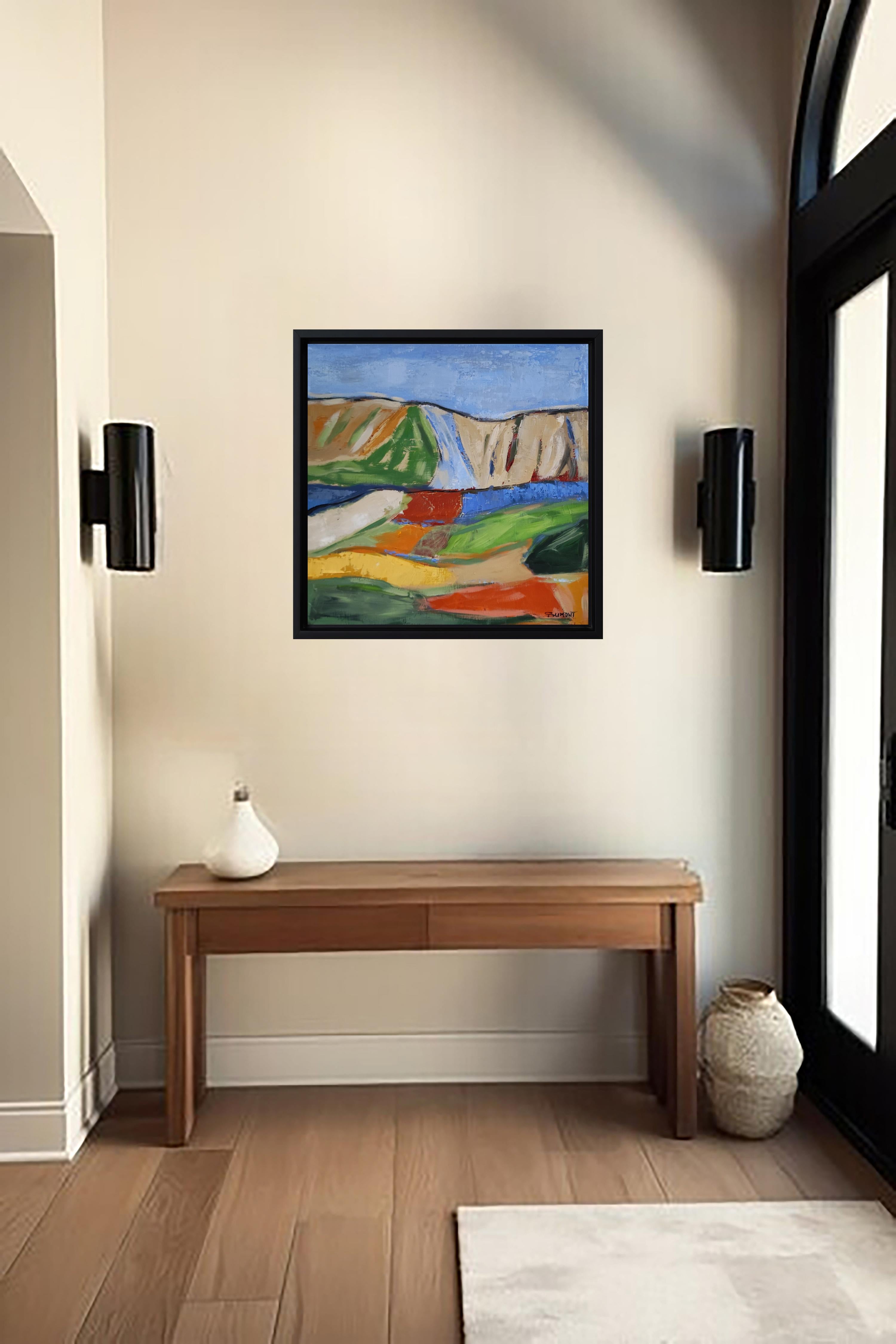 Resonances paysageres, Paesaggio astratto, Campagna, Contemporaneo, Francese in vendita 1