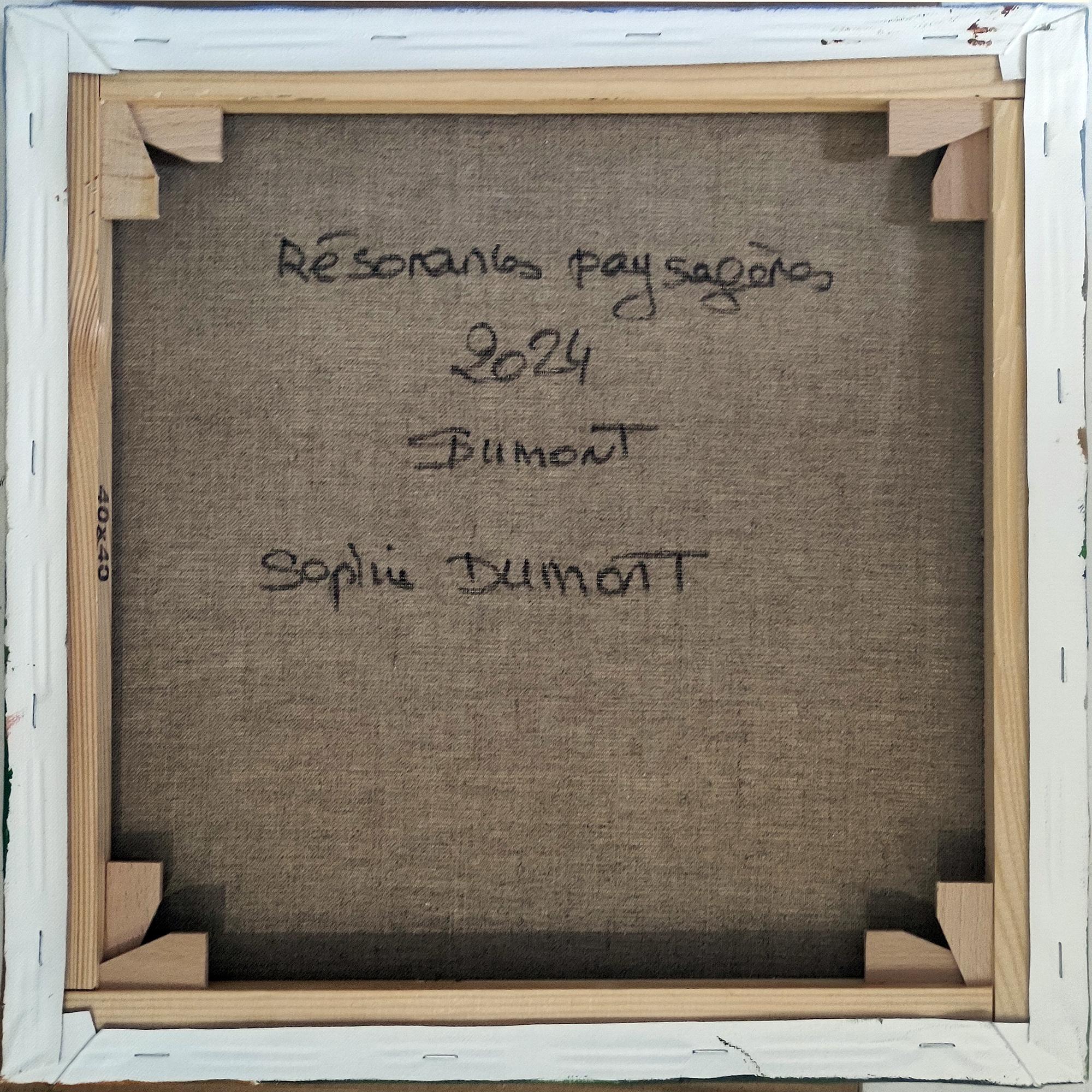 Resonances paysageres, Paesaggio astratto, Campagna, Contemporaneo, Francese in vendita 5