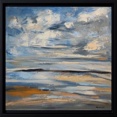 Brisa marina, Paisaje marino, Costa azul, Semiabstracto,  Expresionismo, Normandía