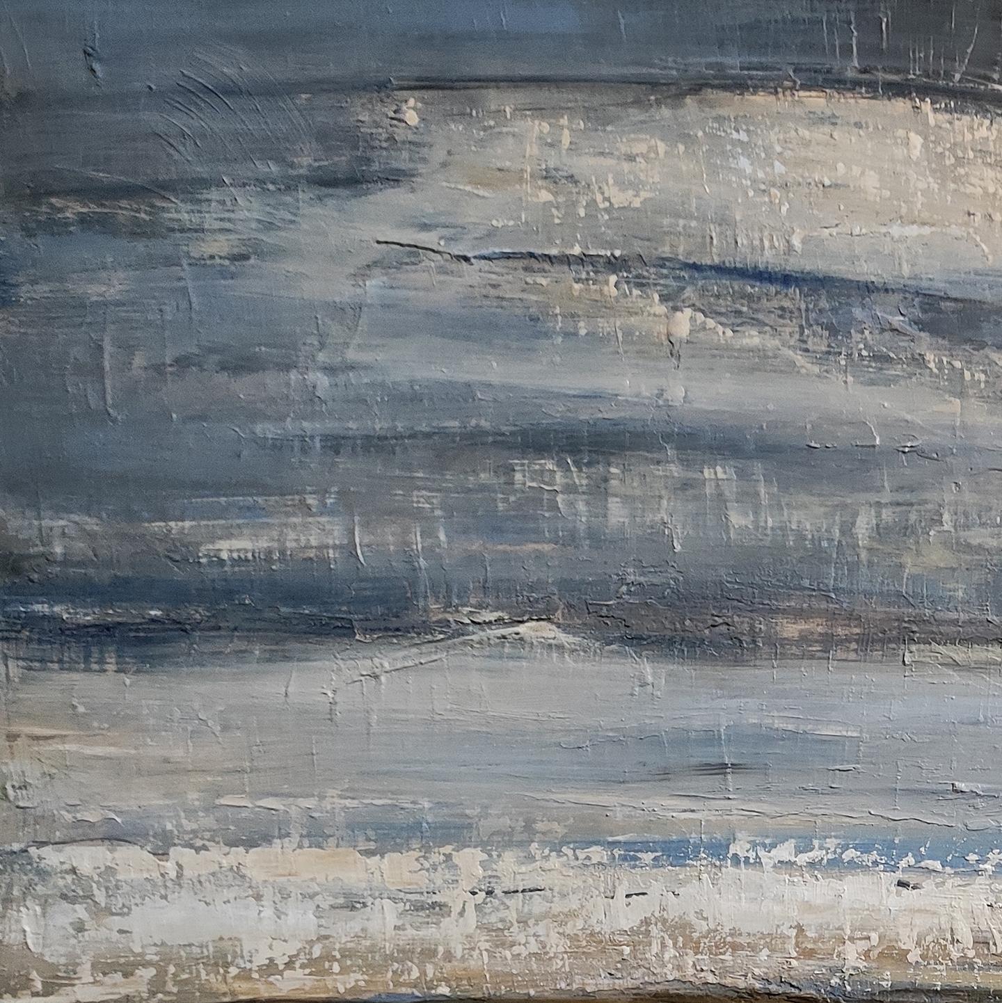 Paisaje marino, Costa azul, Óleo sobre lienzo, Cielo,  Expresionismo Abstracto, Francés en venta 1