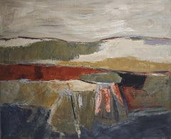 Stratum- Paesaggio astratto, Espressionismo, Pittura a olio, Contemporaneo