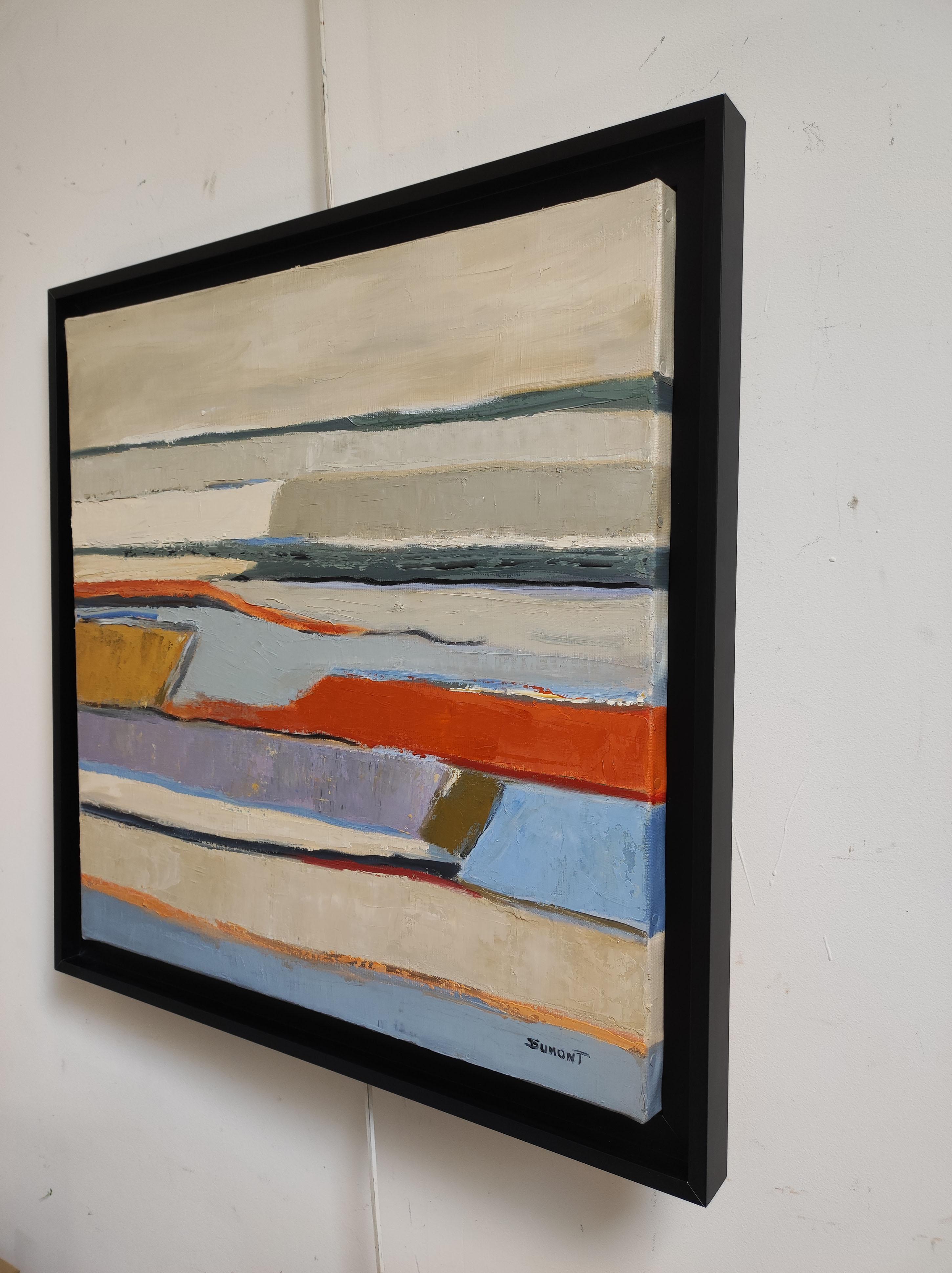 Silenzio, Paesaggio espressionista, Francese, Moderno, Olio su tela, Contemporaneo - Painting Espressionismo astratto di SOPHIE DUMONT