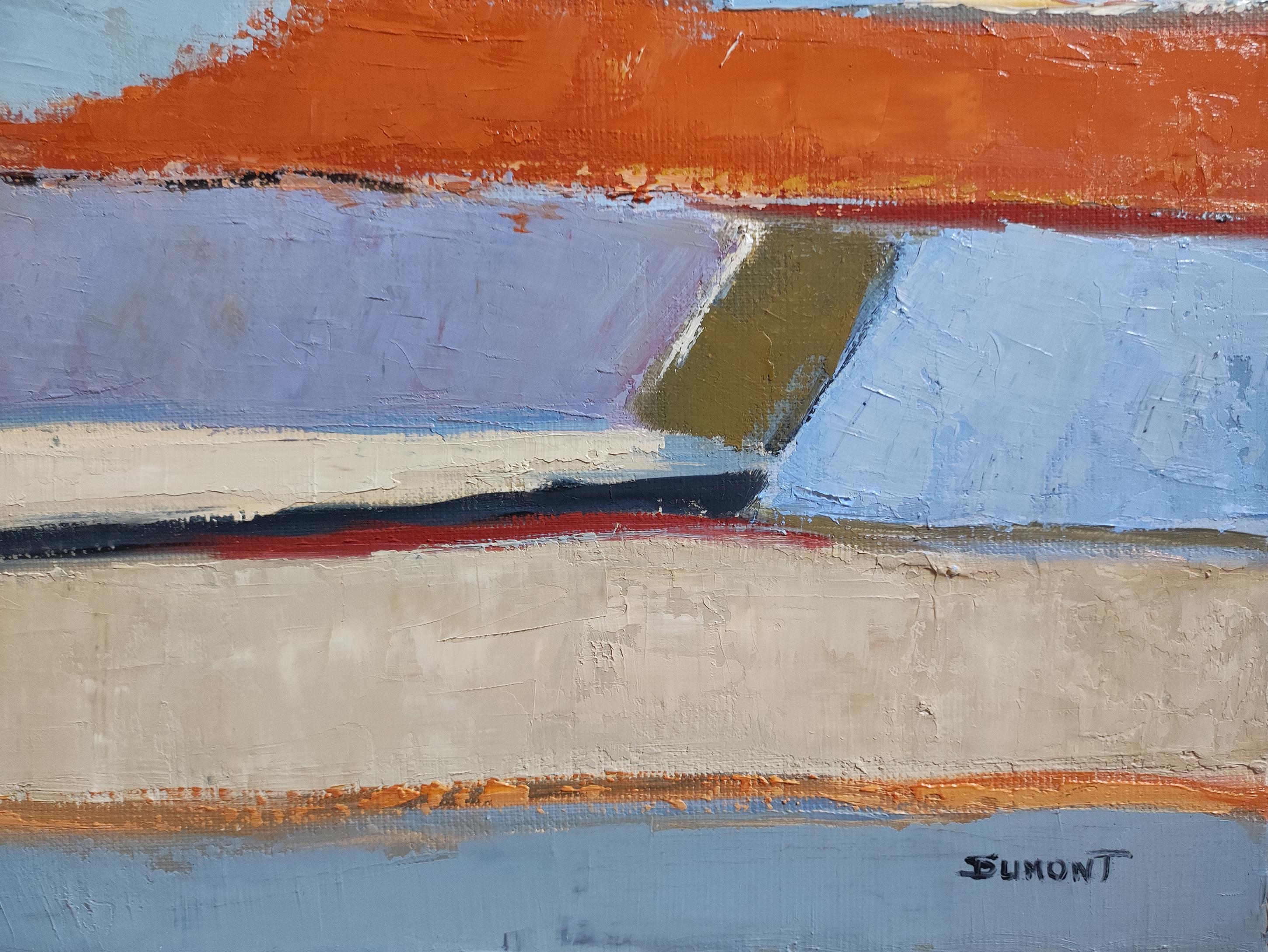 Silenzio, Paesaggio espressionista, Francese, Moderno, Olio su tela, Contemporaneo in vendita 1