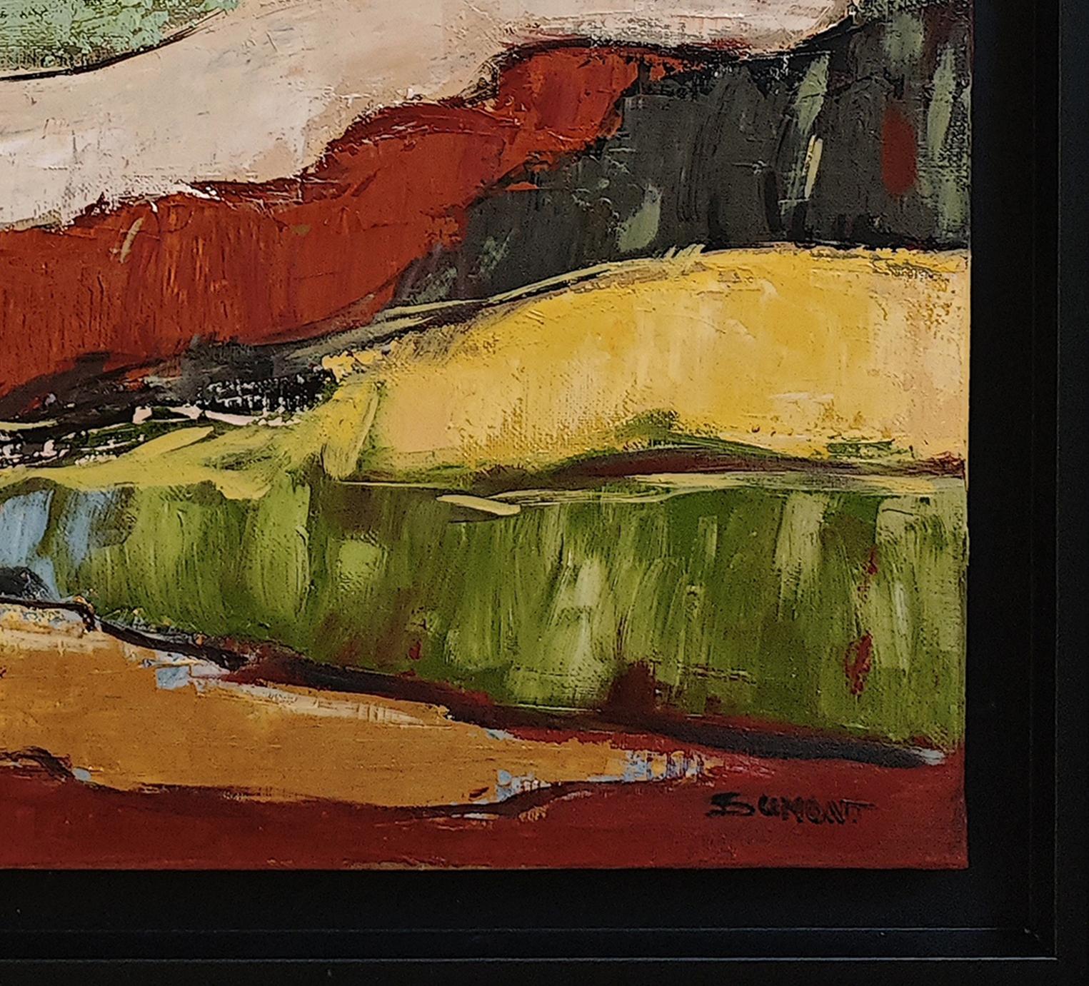 Sillons de lumiere, Paesaggio astratto, Campagna, Contemporaneo, Moderno 9