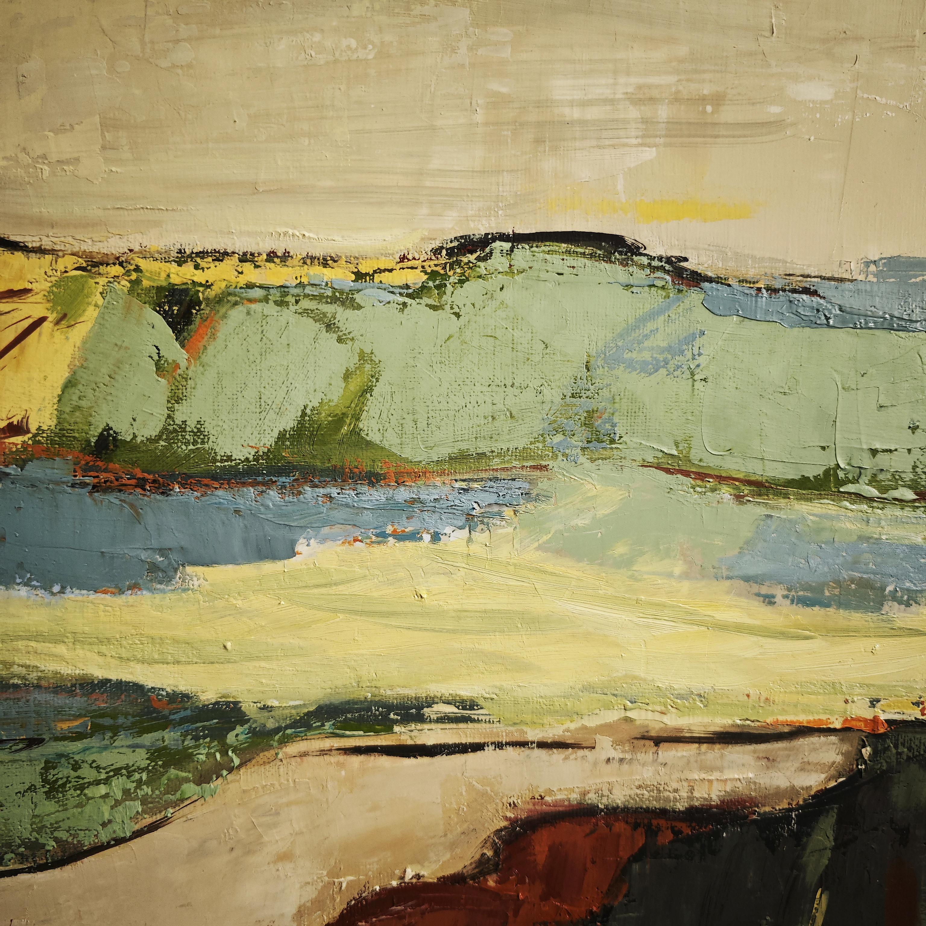 Sophie DUMONT è una pittrice contemporanea il cui lavoro esplora i confini tra astrazione e paesaggio. Grazie a un approccio intuitivo al colore e alla texture, crea composizioni sia strutturate che spontanee. Il suo stile distintivo è