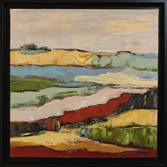 Sillons de lumiere, Paesaggio astratto, Campagna, Contemporaneo, Moderno