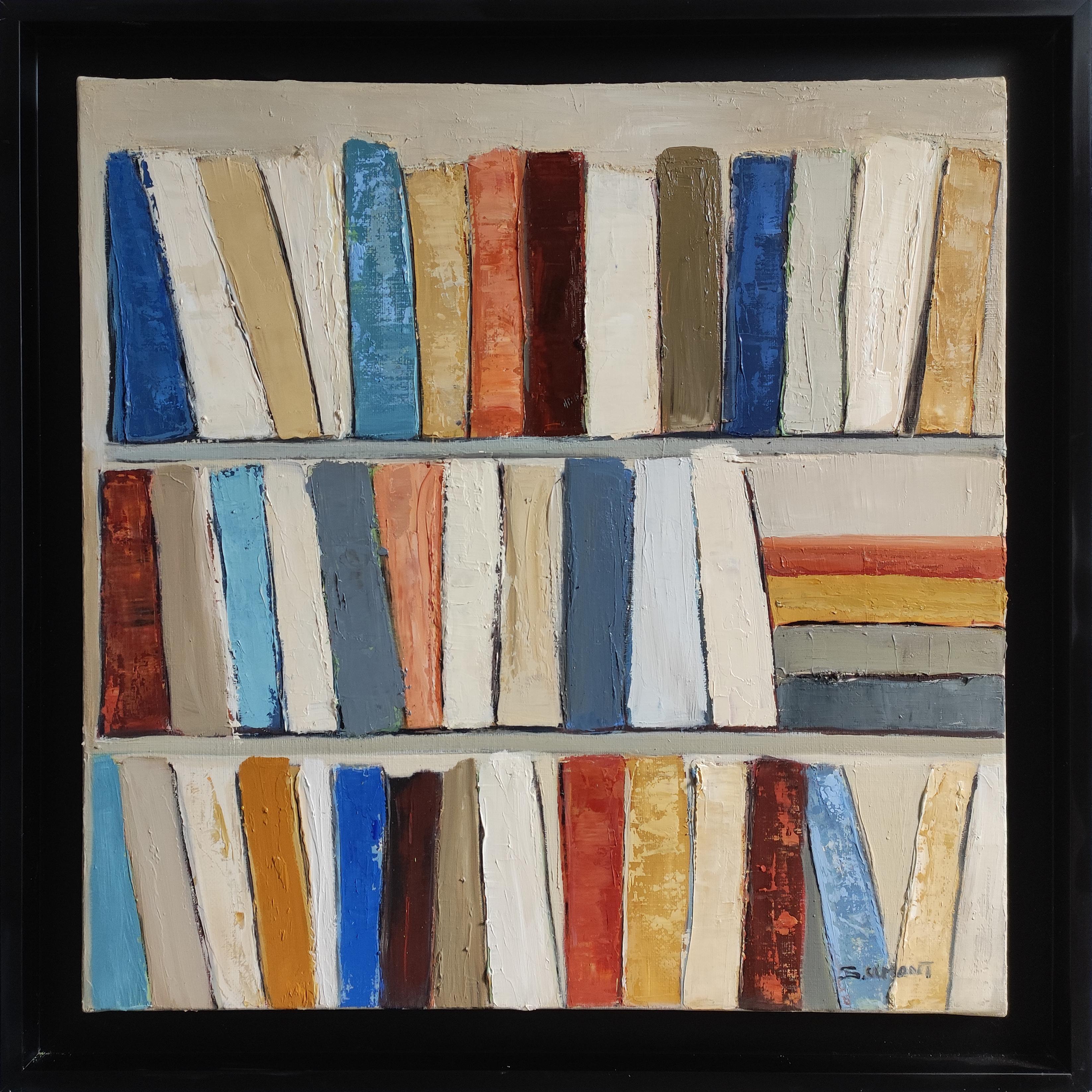 Abstract Painting di SOPHIE DUMONT - storie in sfumature , astratto, colorato, olio su tela, espressionismo, geometrico