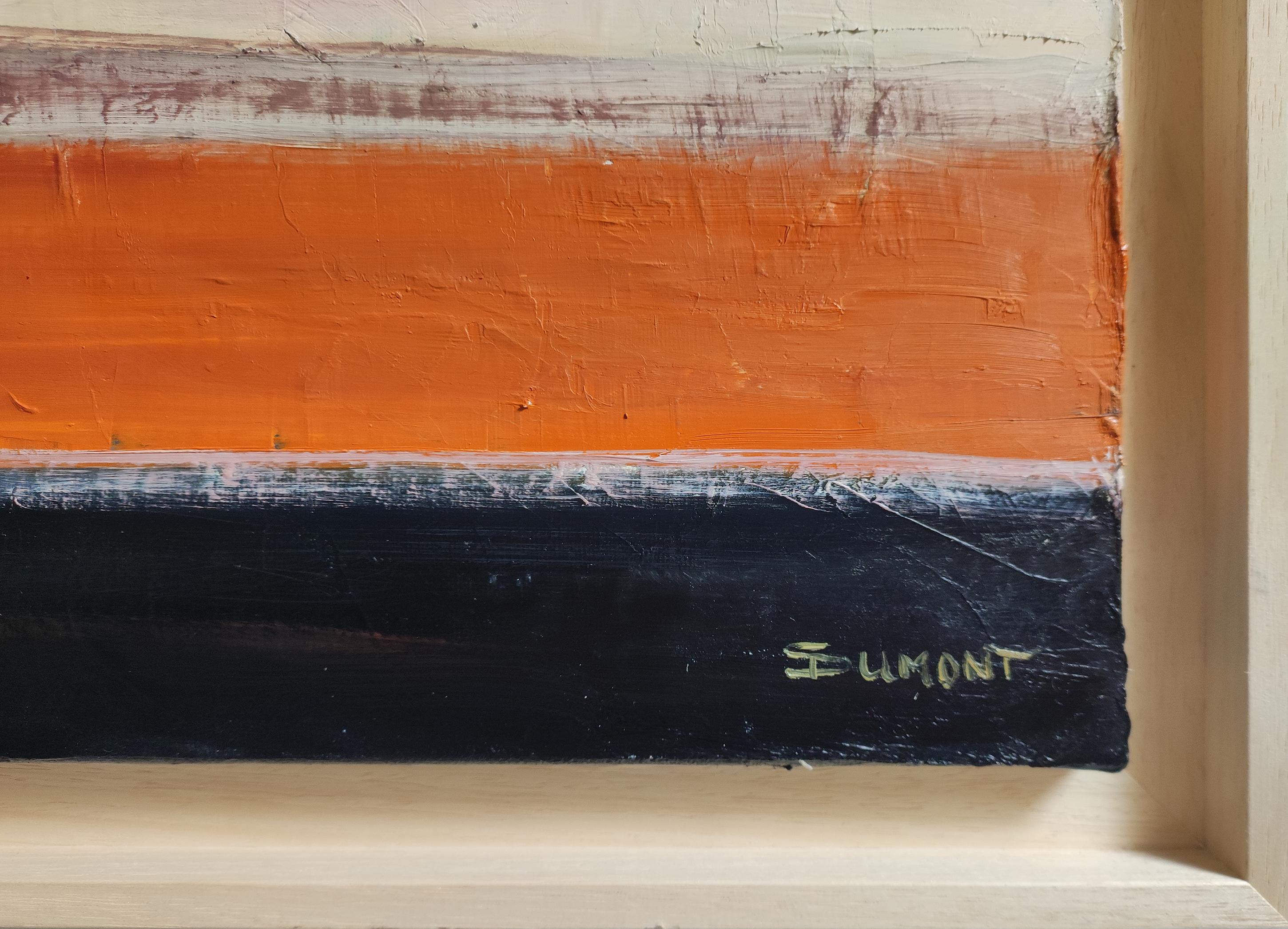 Strates de rivage — Abstract Minimalism, Oil Painting, Seaside, Contemporary art For Sale 3
