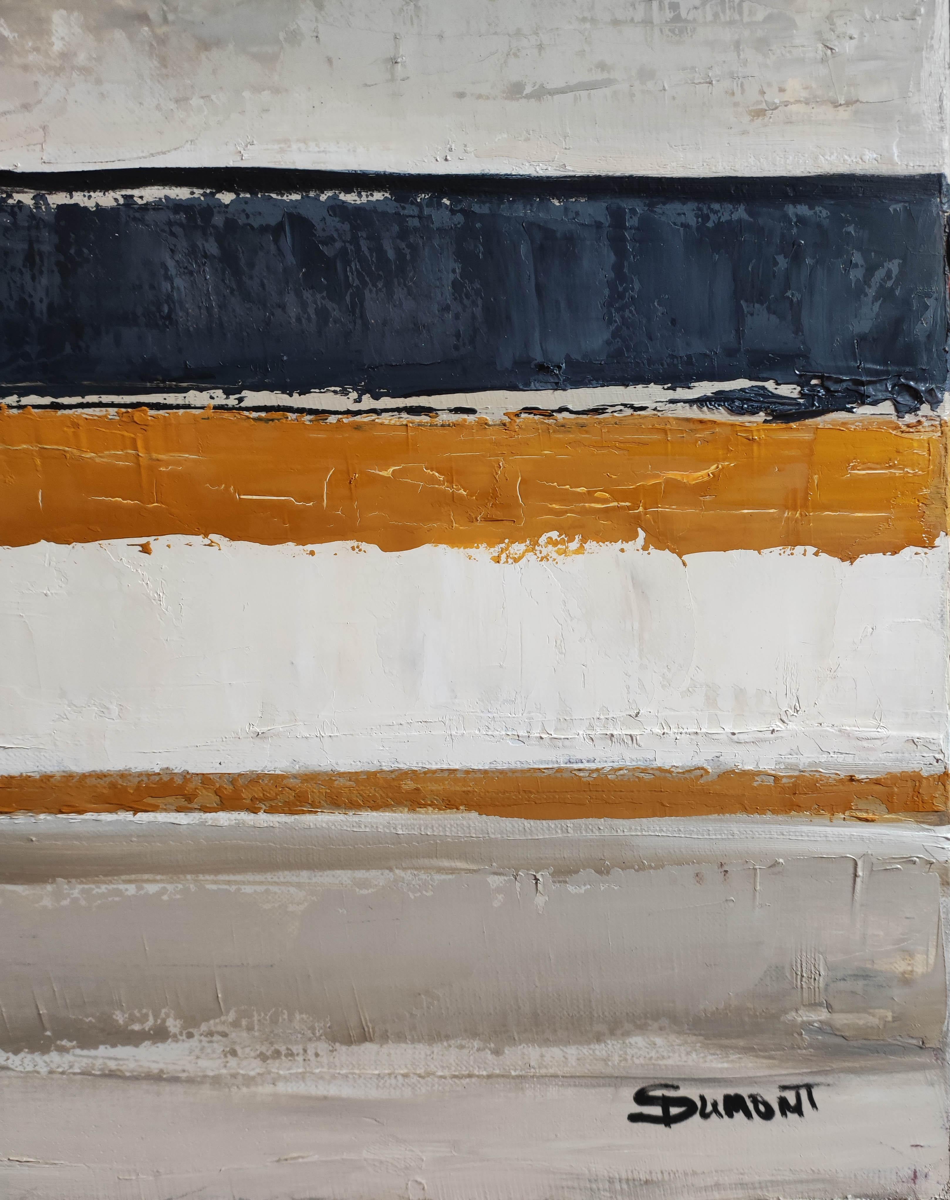 Strates Harmoniques, Astratto, Minimalismo, Olio, Paesaggio, Arte contemporanea in vendita 8