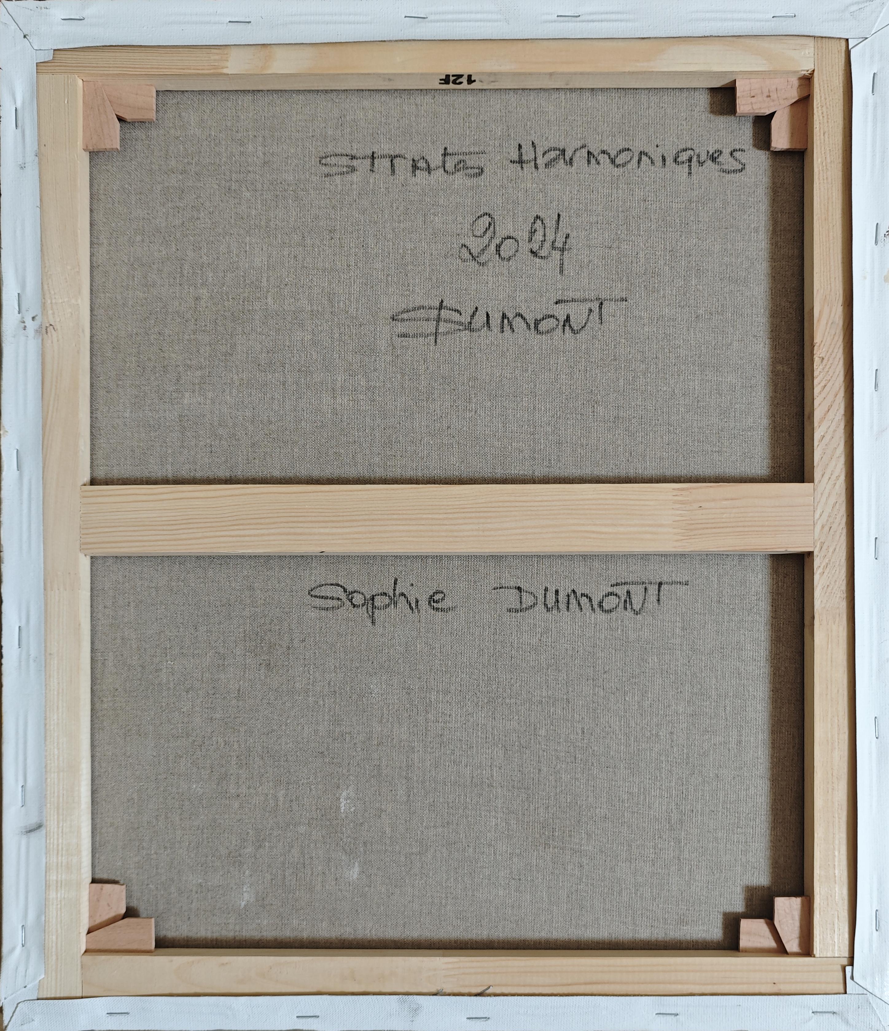 Strates Harmoniques, Astratto, Minimalismo, Olio, Paesaggio, Arte contemporanea in vendita 7