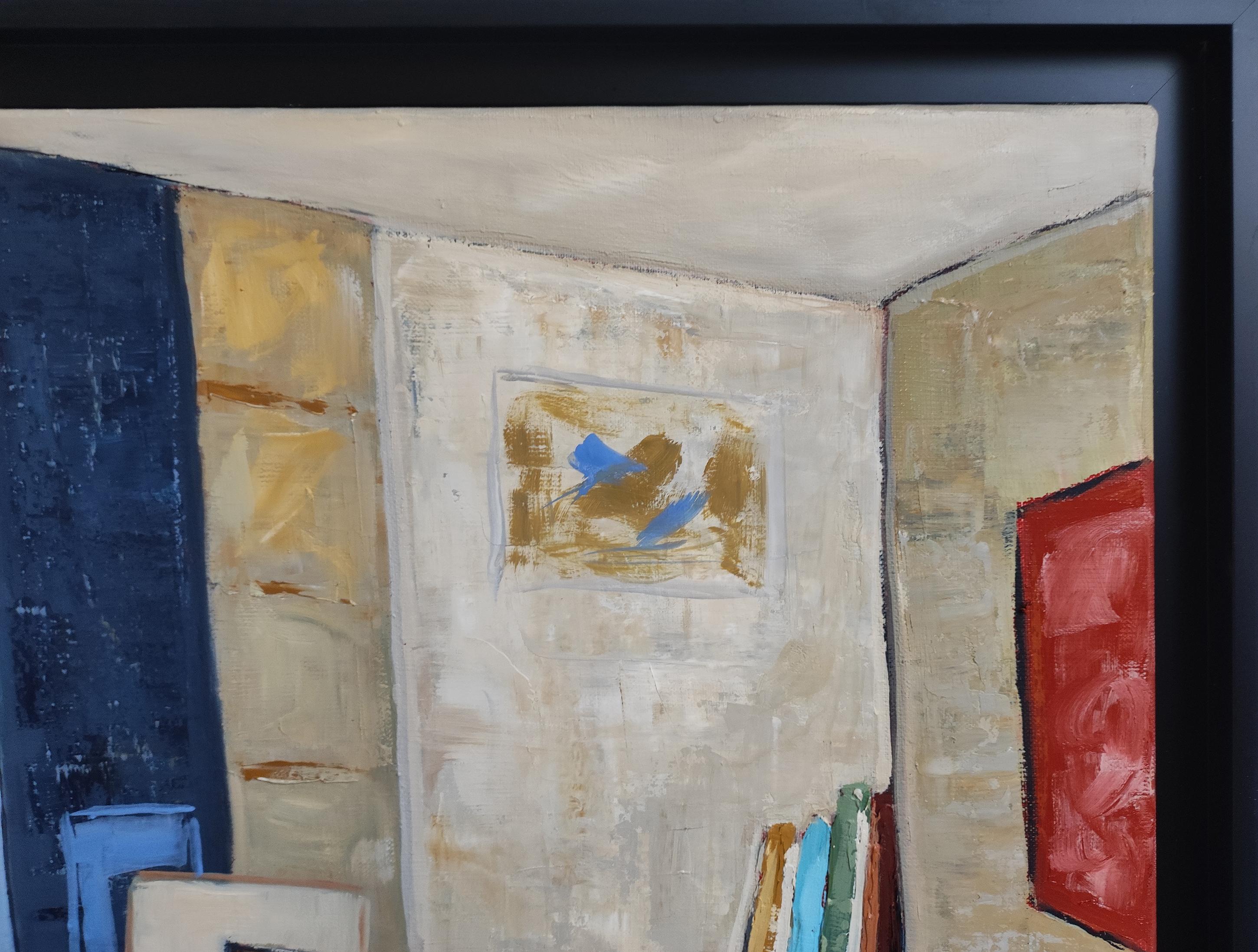 Studio 18, Astratto, Olio su tela, cContemporaneo, Espressionismo, Arte francese in vendita 2