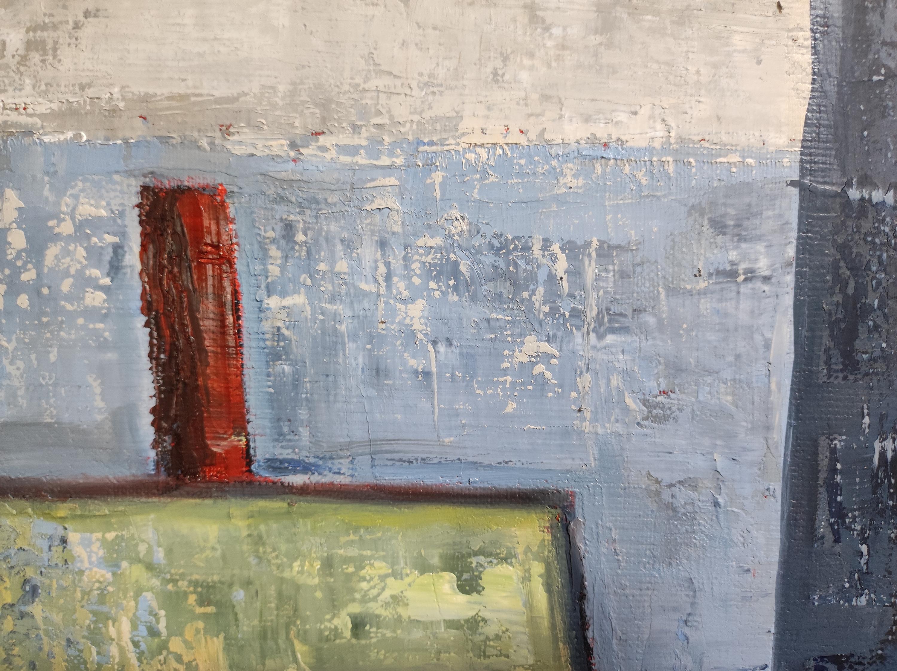 Studio A 18,  abstrait, huile sur toile, contemporain, expressionnisme, art français en vente 10