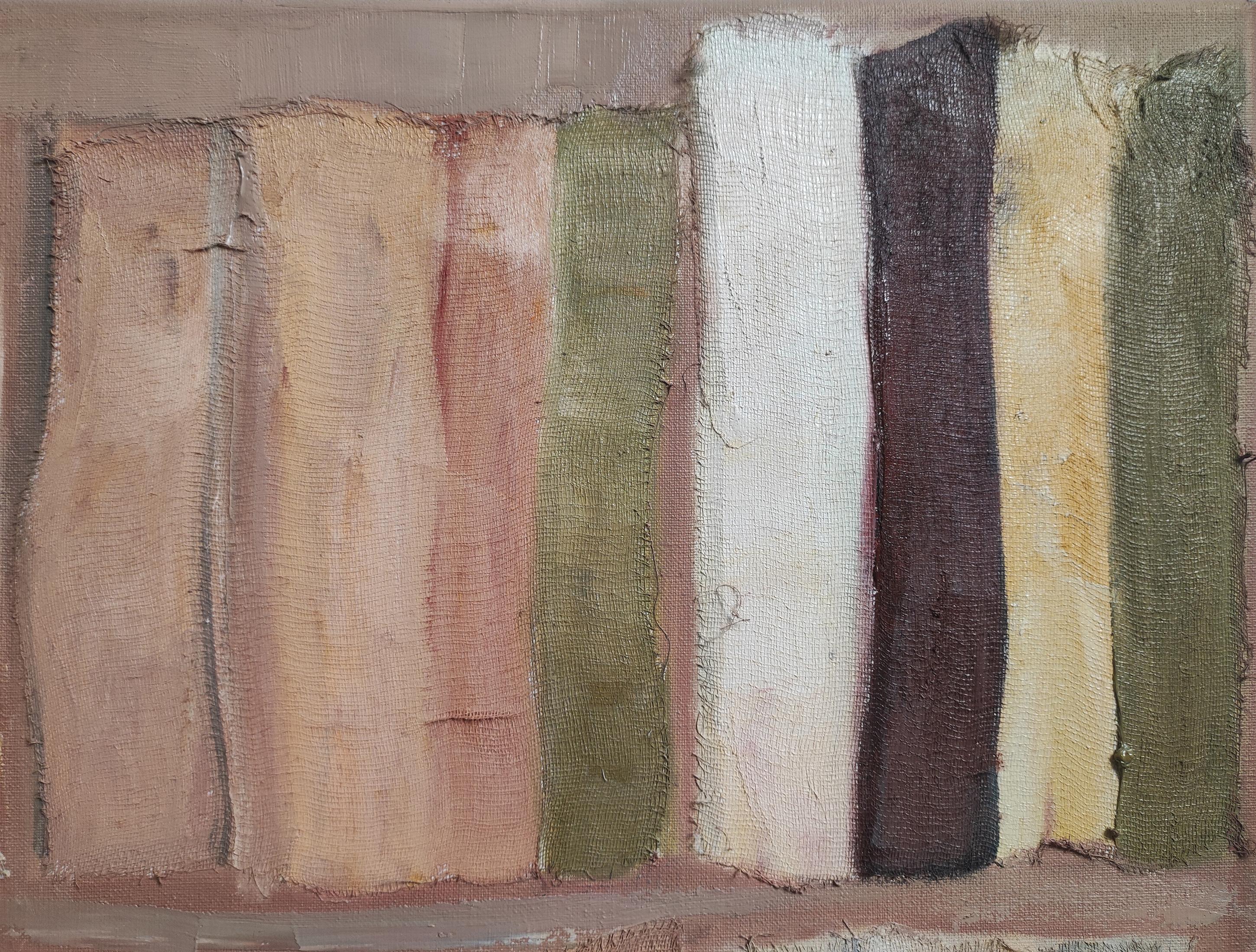 Sweet dream Still life, Books, French artist, Expressionism Contemporary Collage For Sale 2