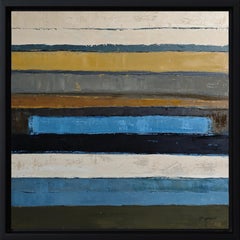 Temps mineral - Moderne abstrakte Landschaft - Original Öl auf Leinwand