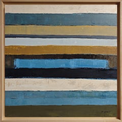 Temps mineral - Modern Abstract Landscape – Original Oil on Canvas