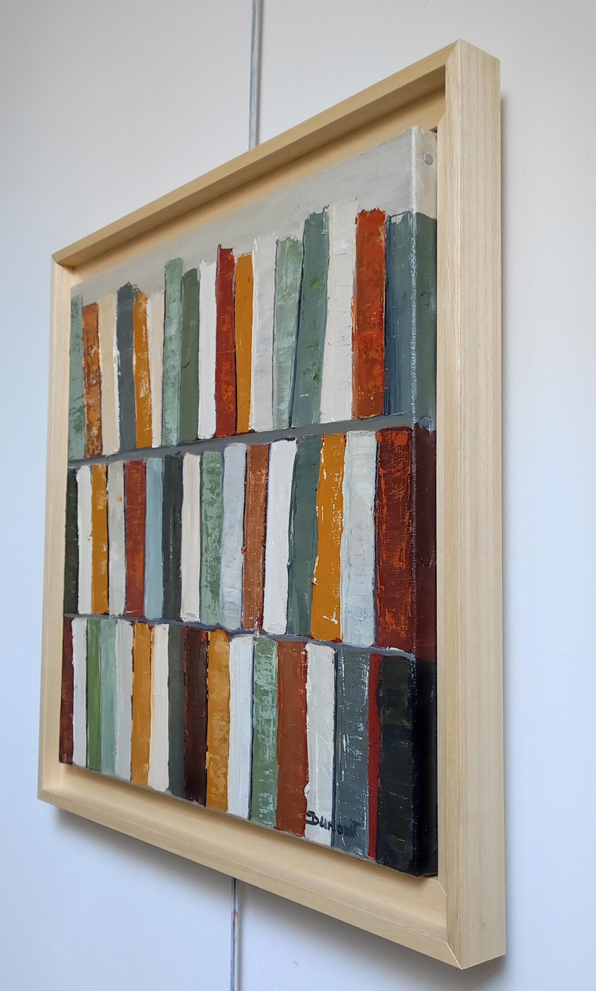 Questo dipinto a olio su tela, realizzato dall'artista di fama internazionale Sophie DUMONT, è un'avvincente esplorazione di colori, texture e oggetti quotidiani. L'opera misura 40x40 cm (15,7x15,7 pollici), incorniciata a 47x47 cm (18,5x18,5