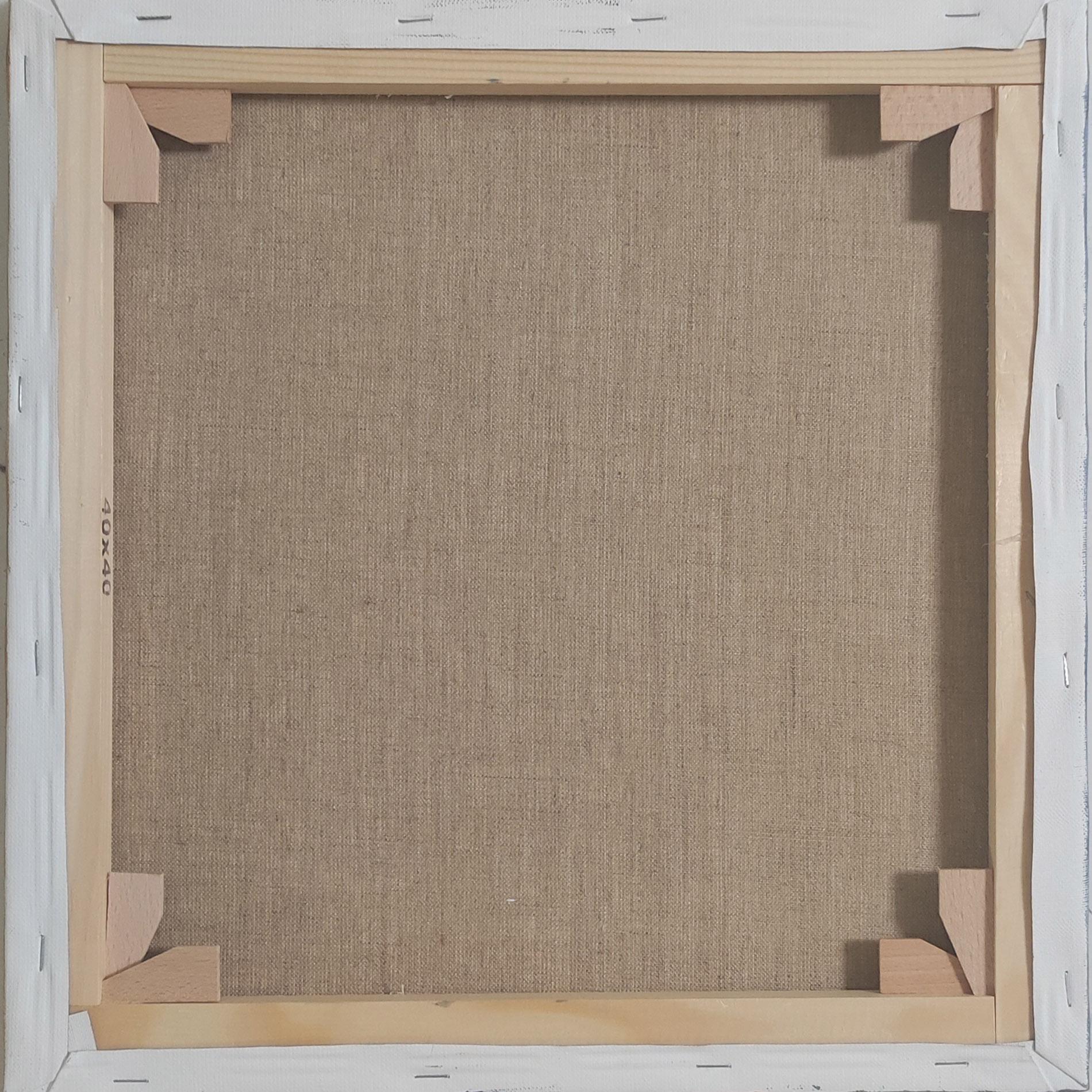 El arte de los libros, Biblioteca abstracta, Óleo sobre lienzo, Geométrico, Moderno, Minimalismo 7