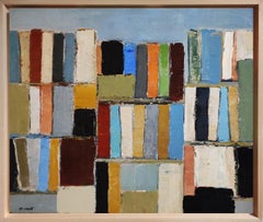 The artist's Universe,  library, multicolor Abstract, Expressionism, geometric