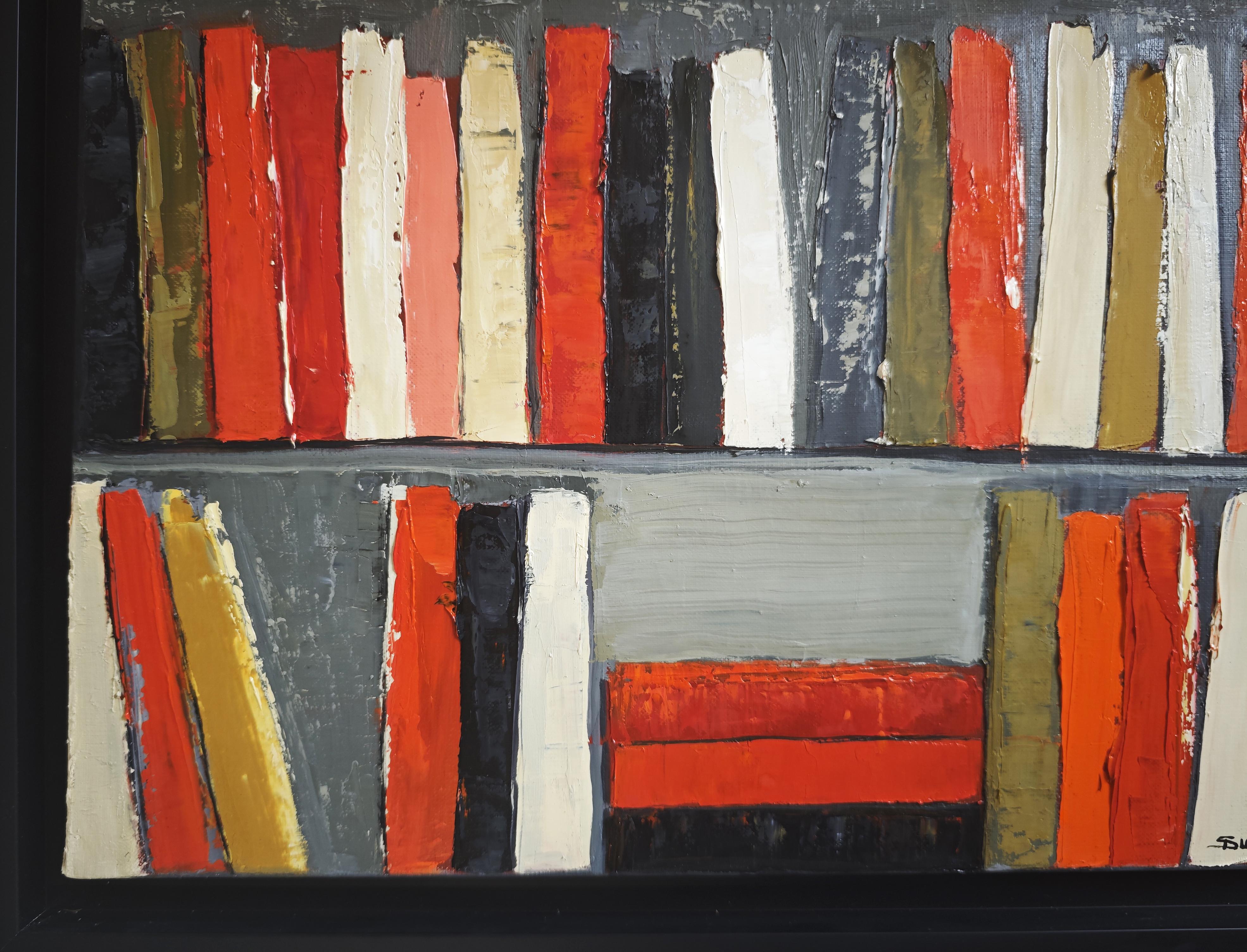 Medium: Oil on linen canvas
Canvas size: 50 x 50 cm (19.68 x 19.68 in)
Framed size: 57 x 57 cm (22.44 x 22.44 in)
Frame: American box frame (choice of black or natural wood)
Year: 2025
Style: Abstract, geometric, textured
Category: Contemporary