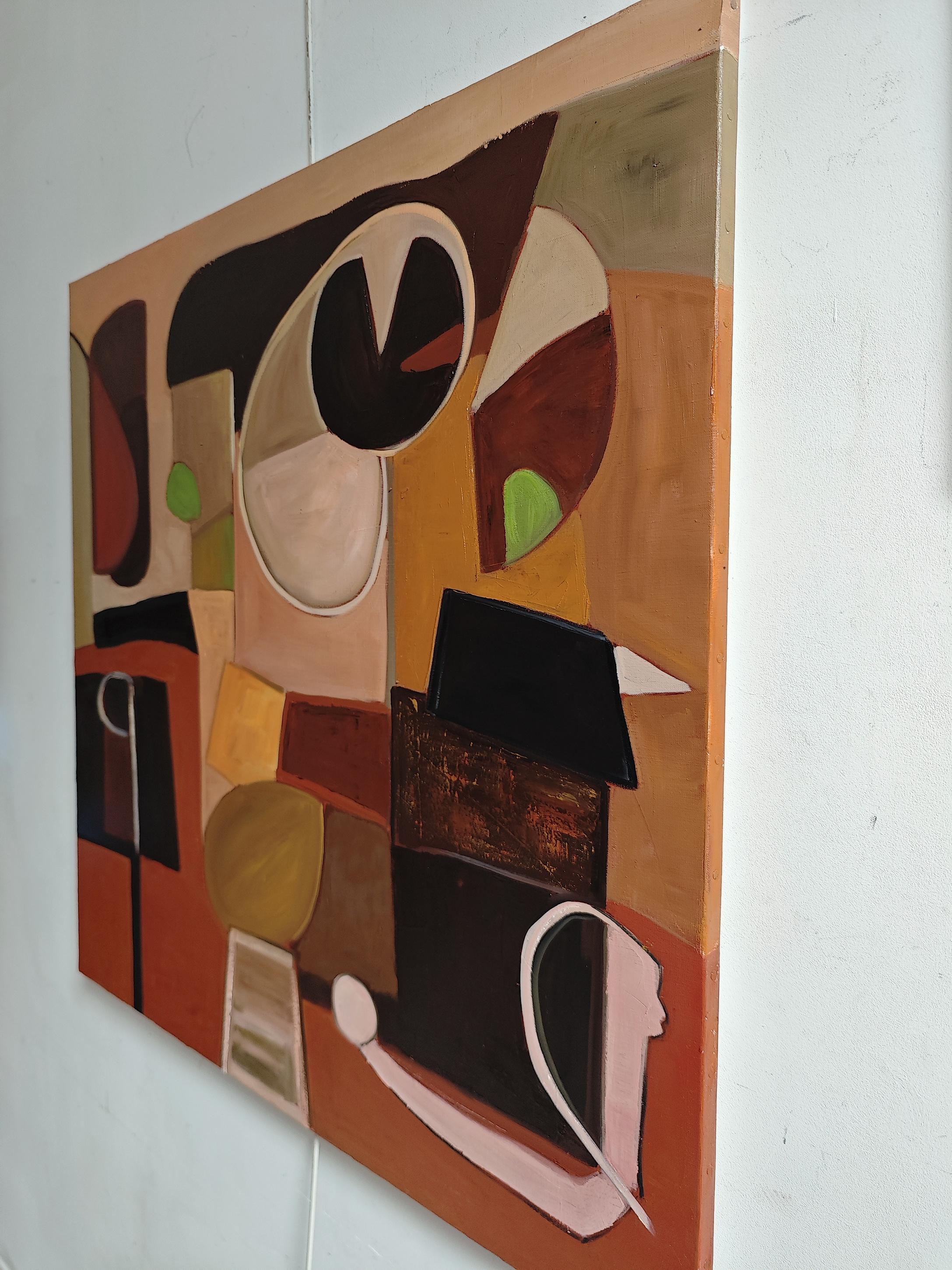 Title: Topographie du Rêve
Oil on canvas – 39.37 × 39.37 in (100 × 100 cm)
Framed: 42.13 × 42.13 in (107 × 107 cm) – Natural wood floater frame (black optional)
Year: 2025 – Signed lower right
Certificate of authenticity included

French