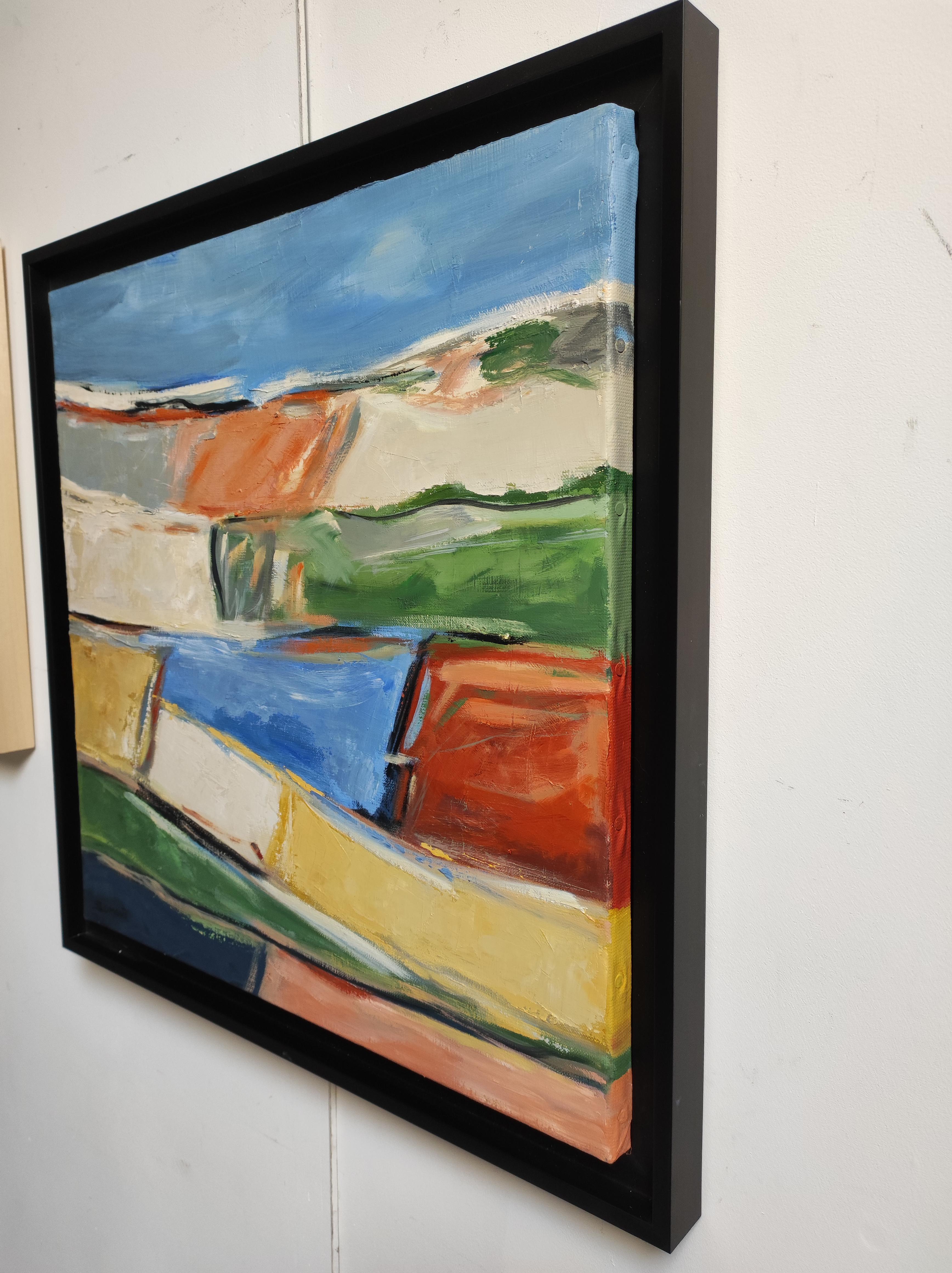 Voyage, Landscape, Oil on canvas, Expressionism, Multicolor, French, Abstract 7
