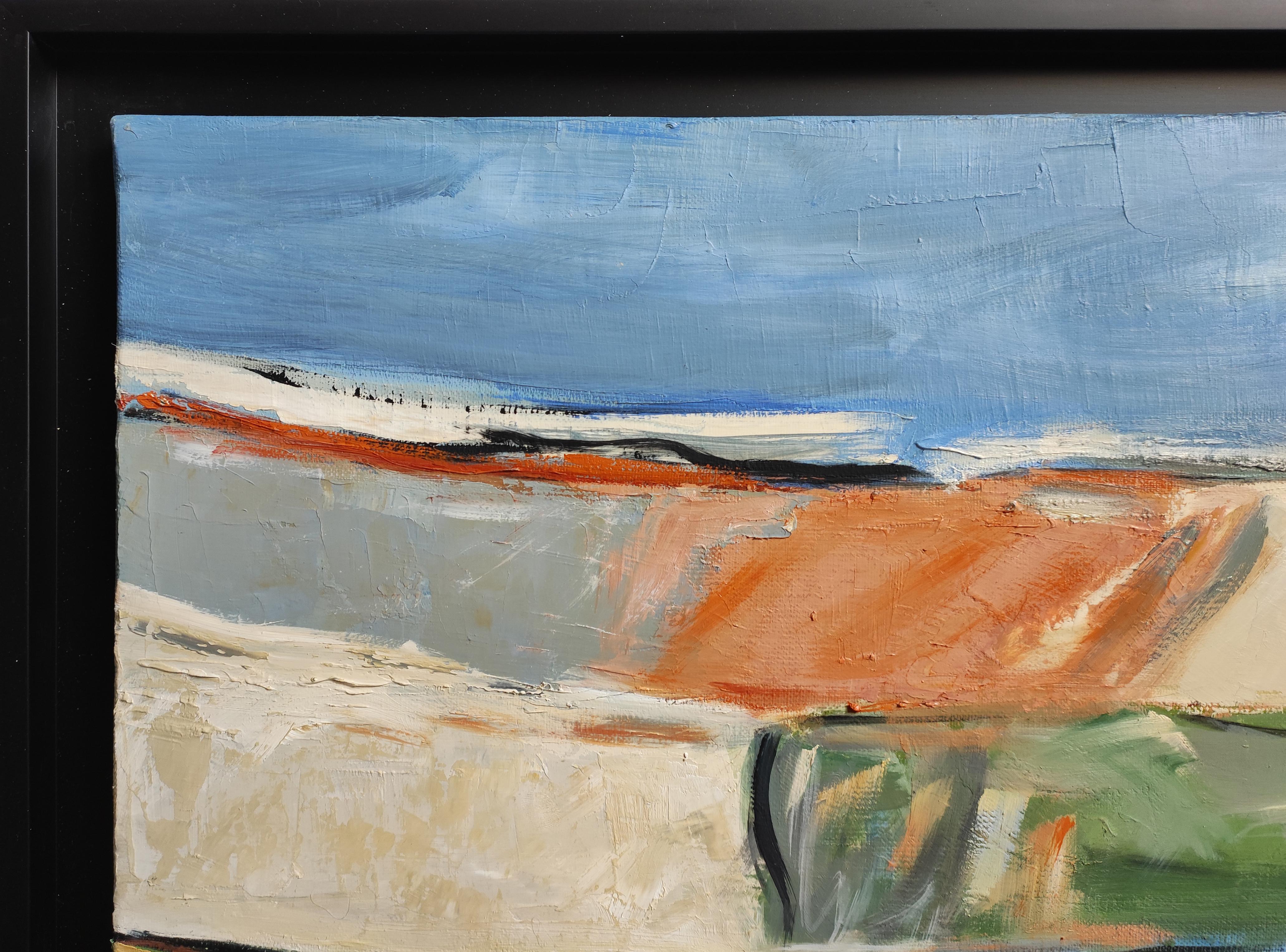 Voyage, Landscape, Oil on canvas, Expressionism, Multicolor, French, Abstract 1