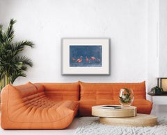 Paradise, Sophie Harden, Limited edition print, Contemporary art, Flamingo art