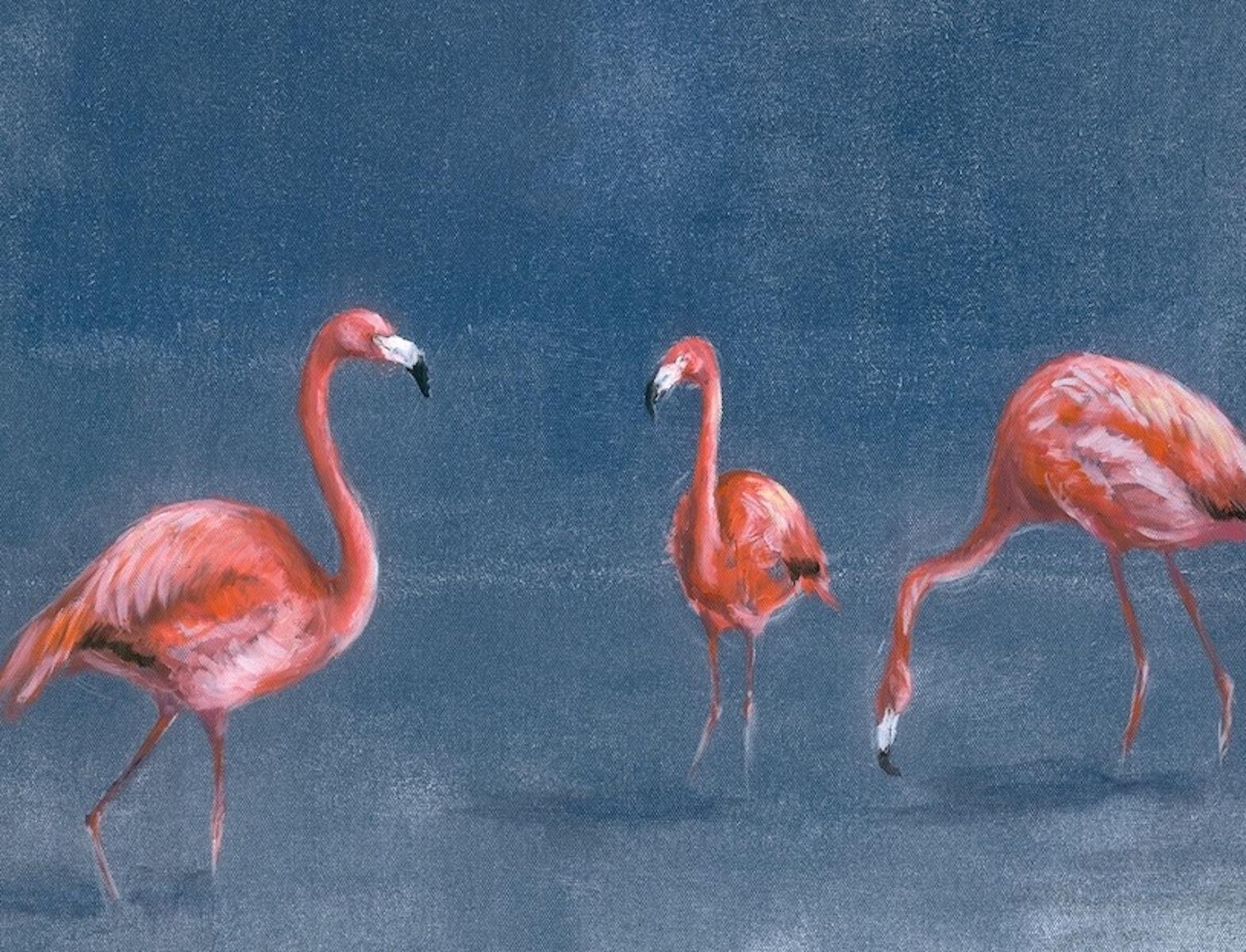 Paraíso, Sophie Harden, Impresión en edición limitada, Arte contemporáneo, Arte flamenco - Landscape Print Azul de Sophie Harden 