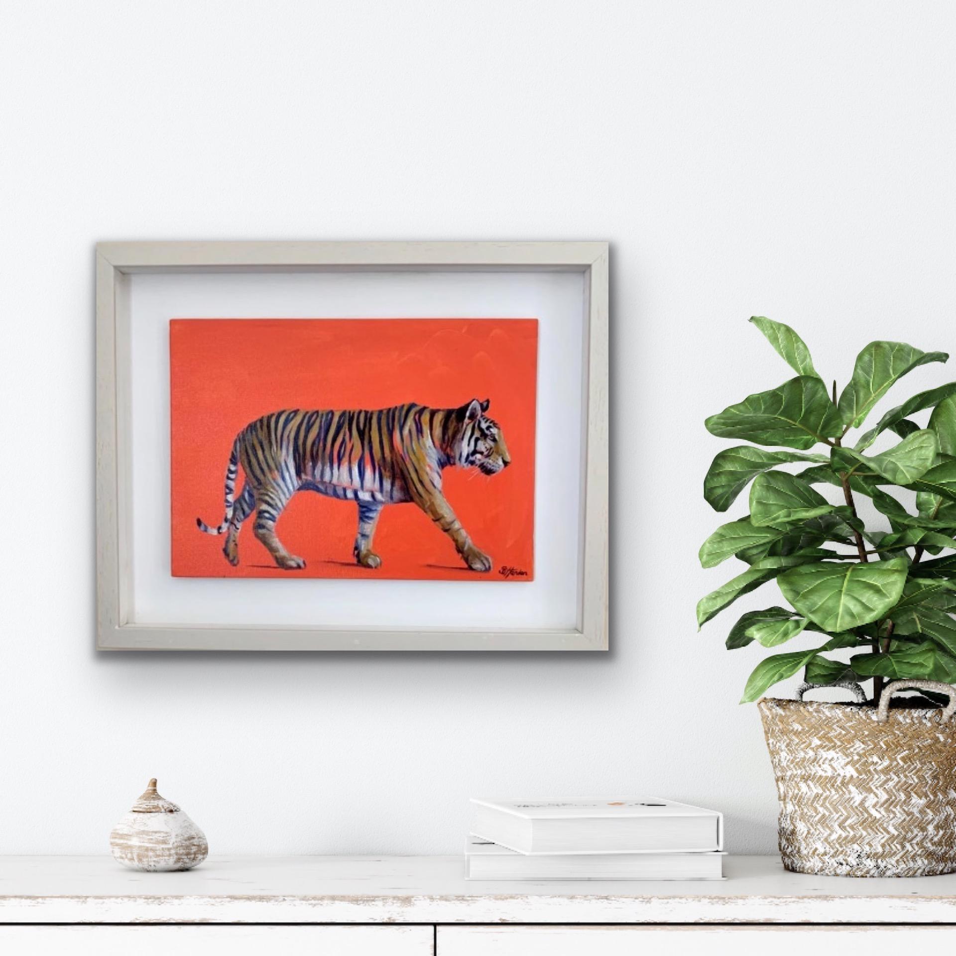 Sophie Harden, Tiger Tiger Burning Bright, Original Contemporary Tiger Painting 2