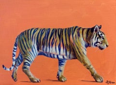 Sophie Harden, Tiger Tiger Burning Bright, Original Contemporary Tiger Painting