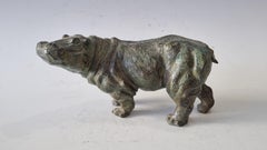 Hippopotamus ""Spitzen" Bronze 6/8 von Sophie Martin 