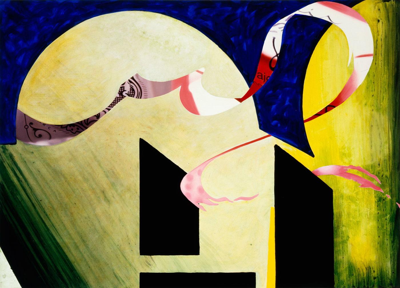 Dolce by Sophie Matisse - Oil and Acrylic on Canvas - 43" x 60" - Painting