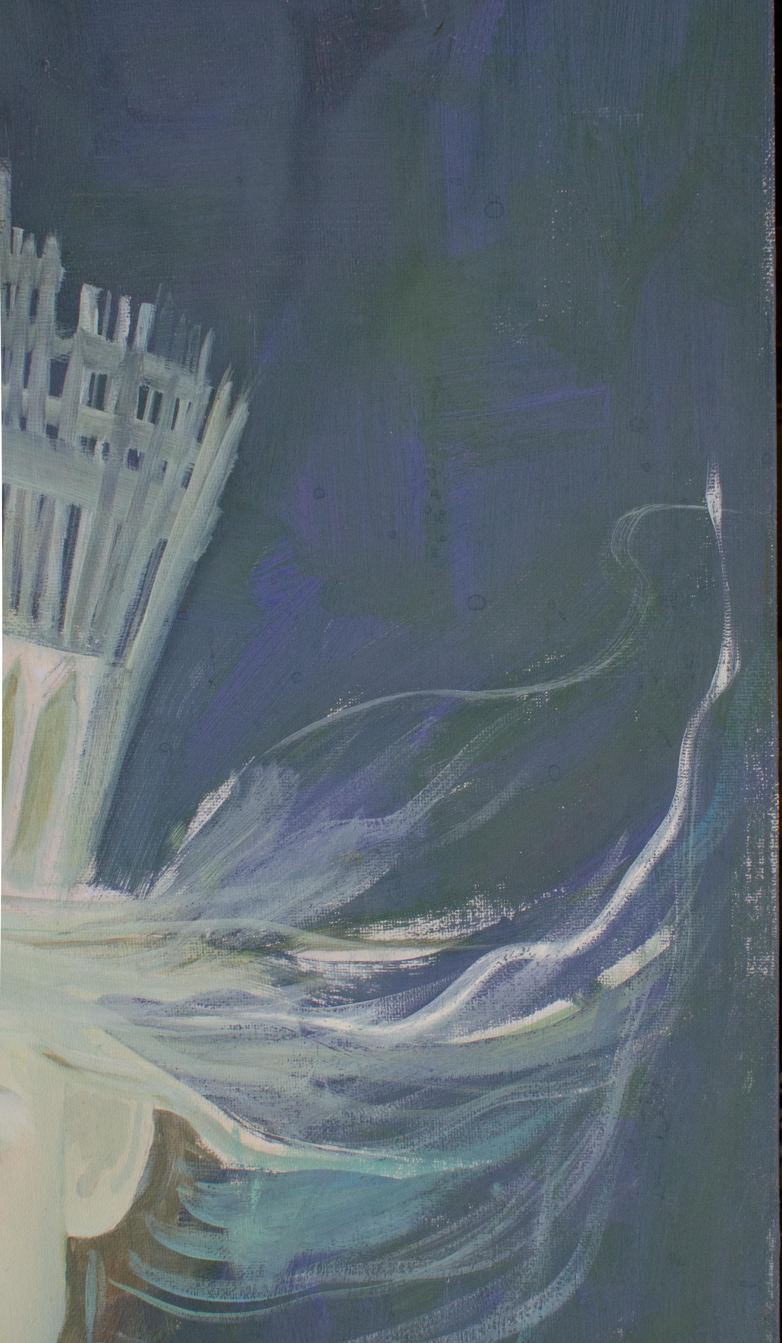 c. 2000er Jahre Unterwasserkönigin von Zofia Statis (Zeitgenössisch), Painting, von Sophie Statis-Rozwadowski