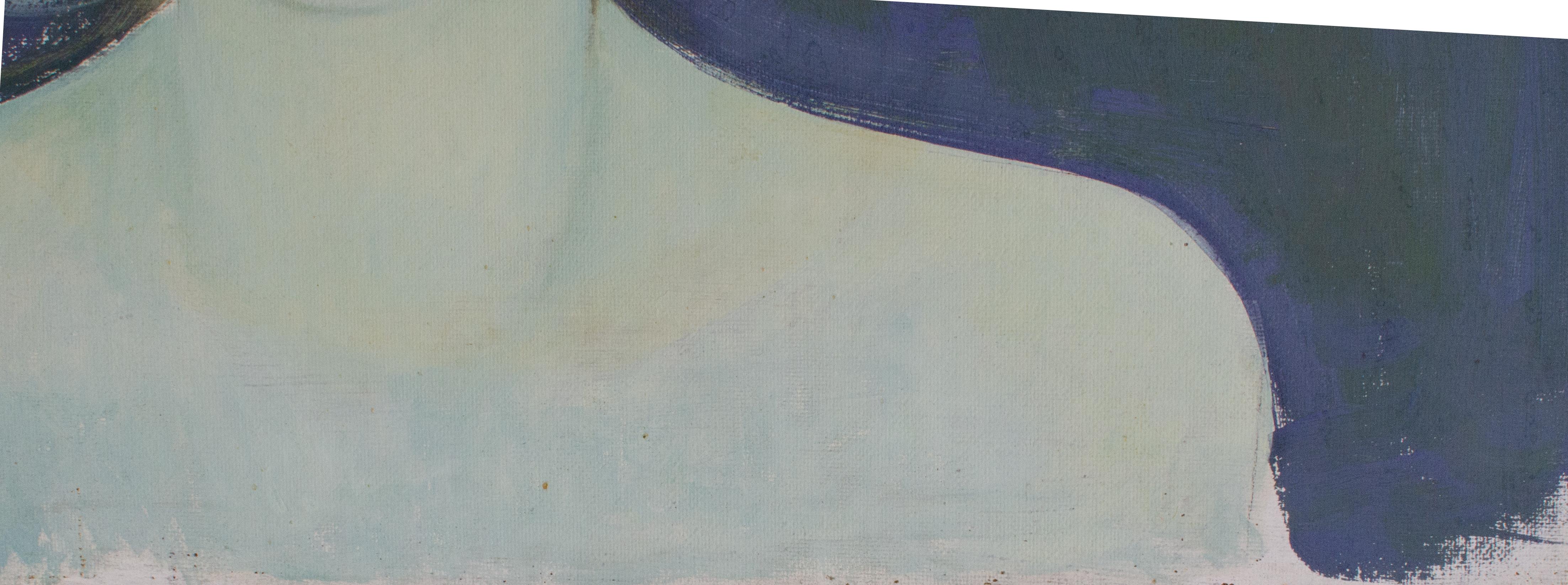 c. 2000er Jahre Unterwasserkönigin von Zofia Statis (Grau), Figurative Painting, von Sophie Statis-Rozwadowski