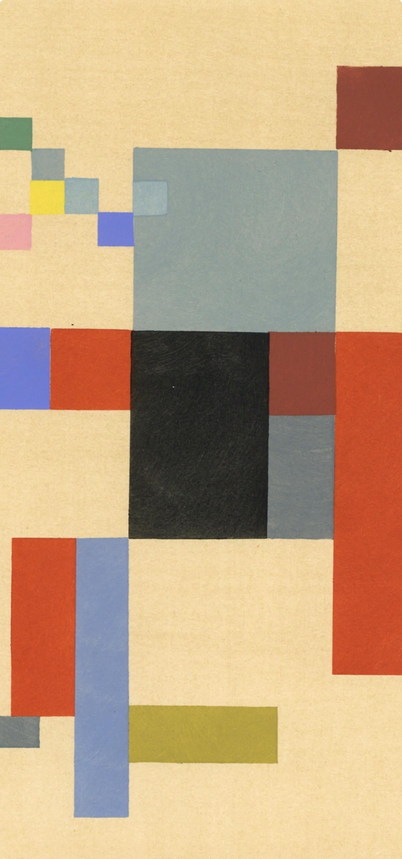 Taeuber-Arp, Komposition, Société internationale d'art XXe siècle (nach) (Geometrische Abstraktion), Print, von Sophie Taeuber-Arp