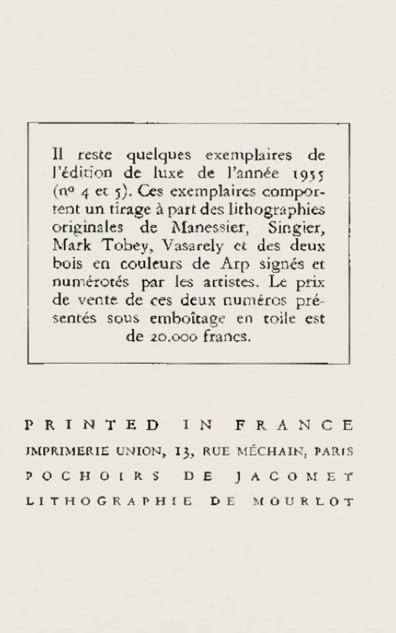 Taeuber-Arp, Komposition, Société internationale d'art XXe siècle (nach) im Angebot 2
