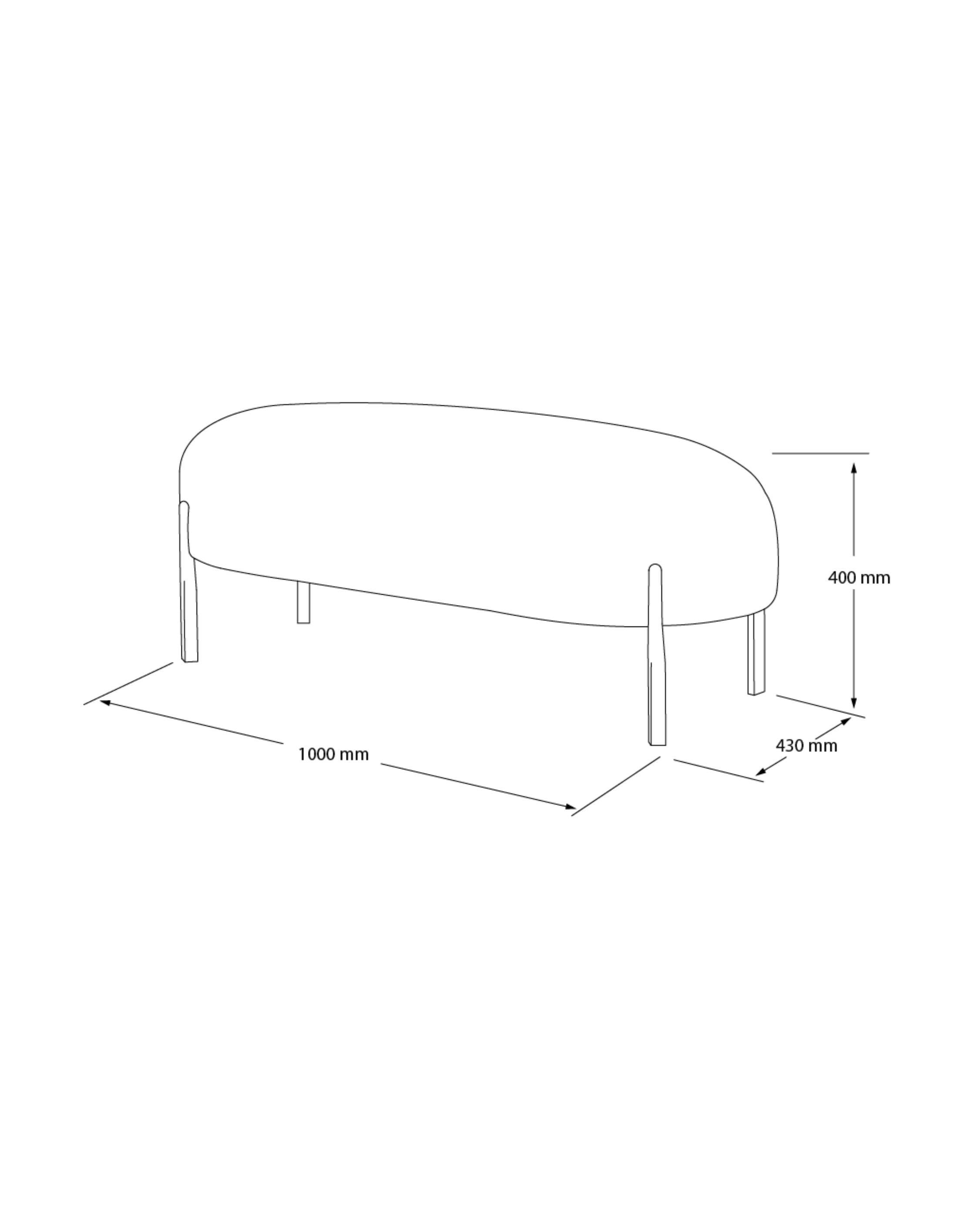 Sophisticate Bench - chrome steel tube legs with yellow upholstery For Sale 2