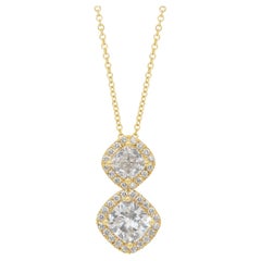 Sofisticado Collar de Diamantes de 1,89ct en Oro Amarillo de 18k - Certificado IGI