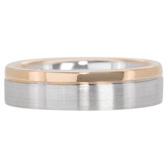 Sophisticated 18K Two Tone Gold Ring