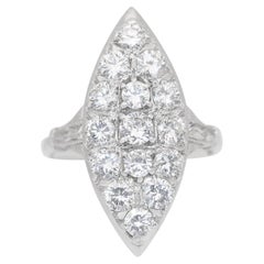 Sophisticated 2.60ct Diamonds Cocktail Ring in Platinum - IGI Certified