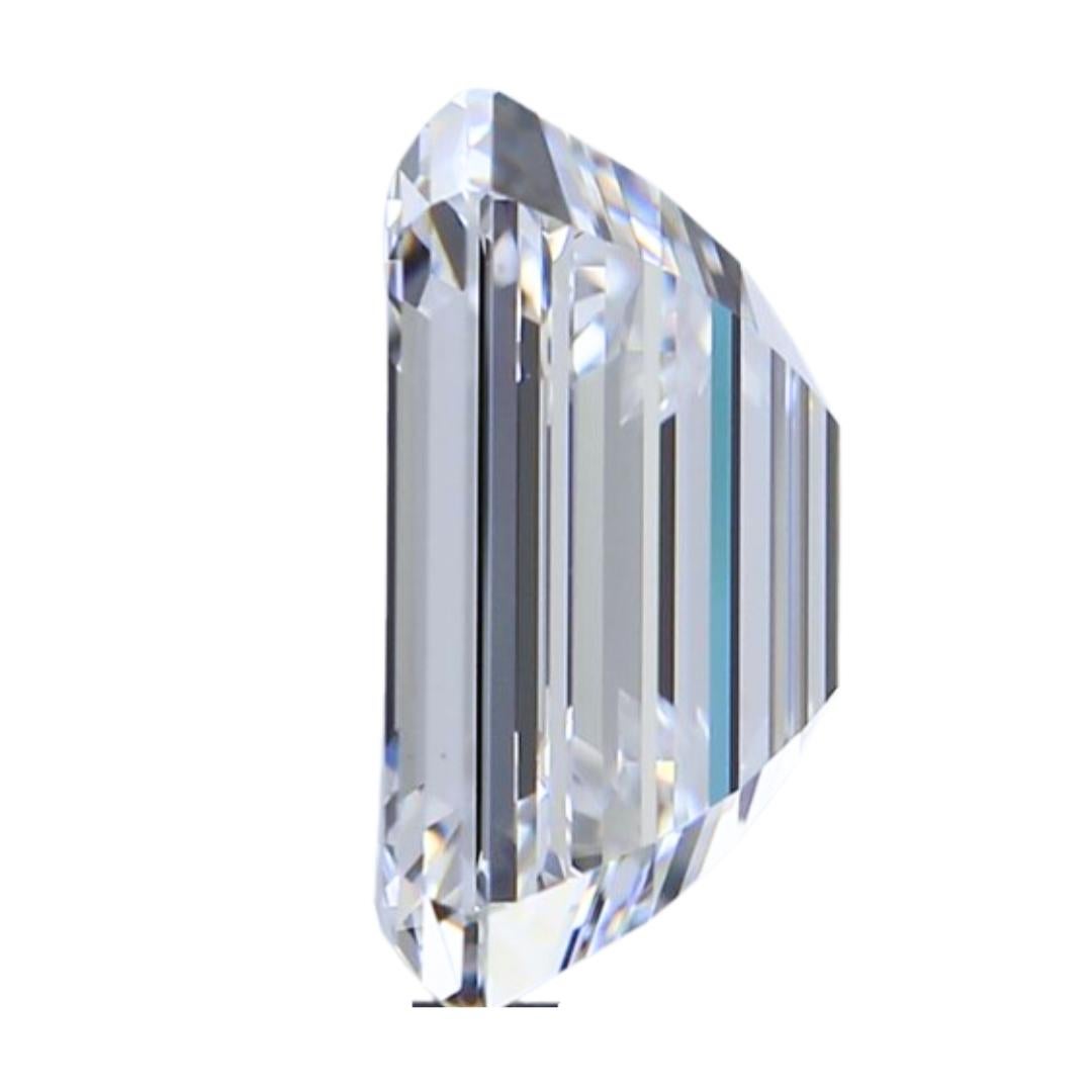 Emerald Cut Sophisticated 4.01ct Ideal Cut Emerald-Cut Diamond - GIA Certified For Sale