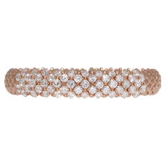 Sophisticated Bangle with Natural Diamonds