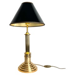 Sophisticated Brass Table Lamp from Skultuna Bruk, Sweden in Gustavian style