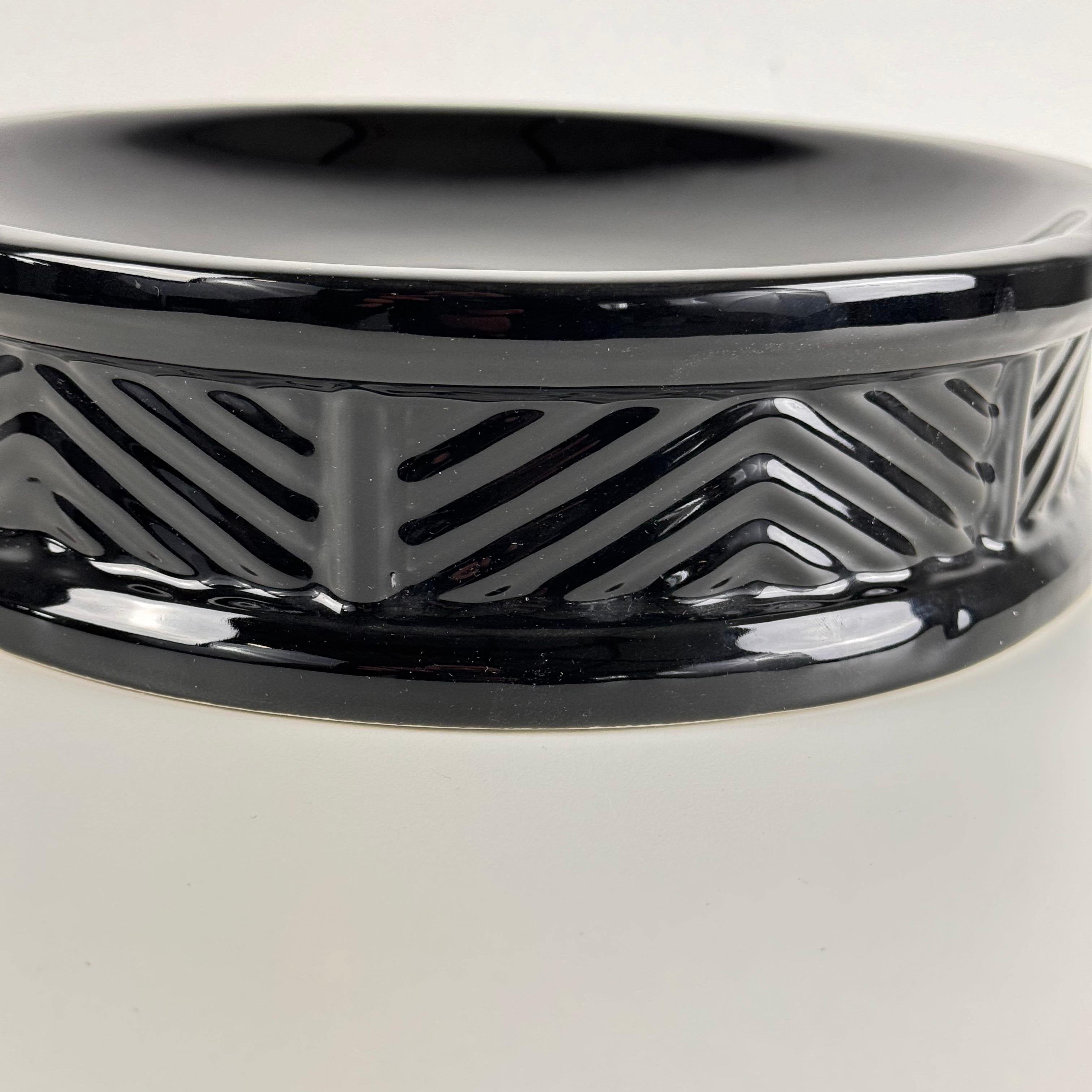 Late 20th Century Sophisticated Ceramic Catchall/Centrepiece by Tommaso Barbi, Rome, 1970s For Sale