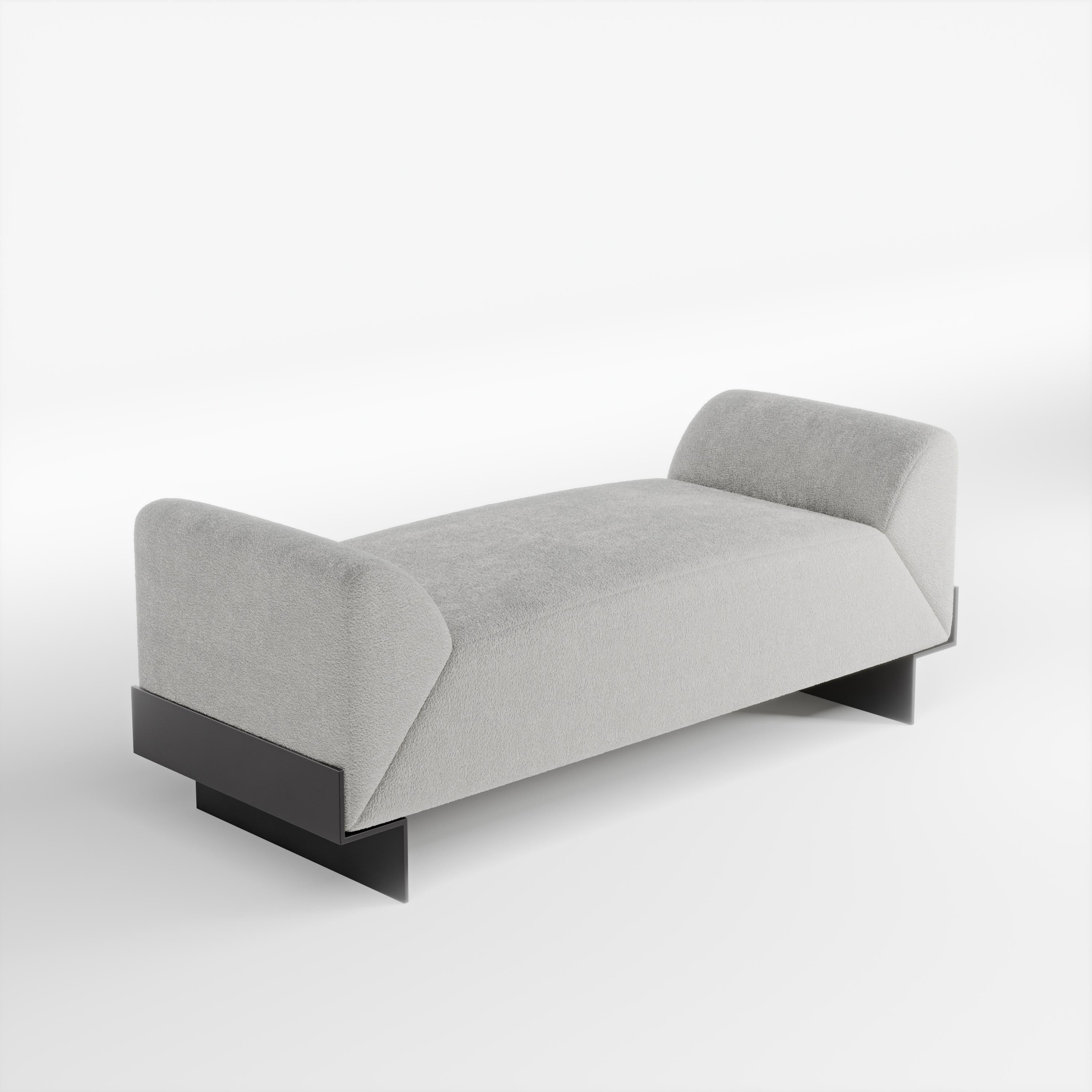 Le banc Beach est un exemple de sophistication tranquille, alliant l'aisance côtière à l'élégance intemporelle. Sa silhouette s'inspire de la géométrie adoucie des années 1940 - des lignes légèrement arrondies et des accoudoirs aux angles doux qui
