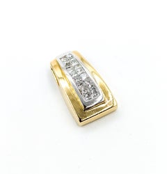 Sofisticado Colgante de Diamantes de 14k