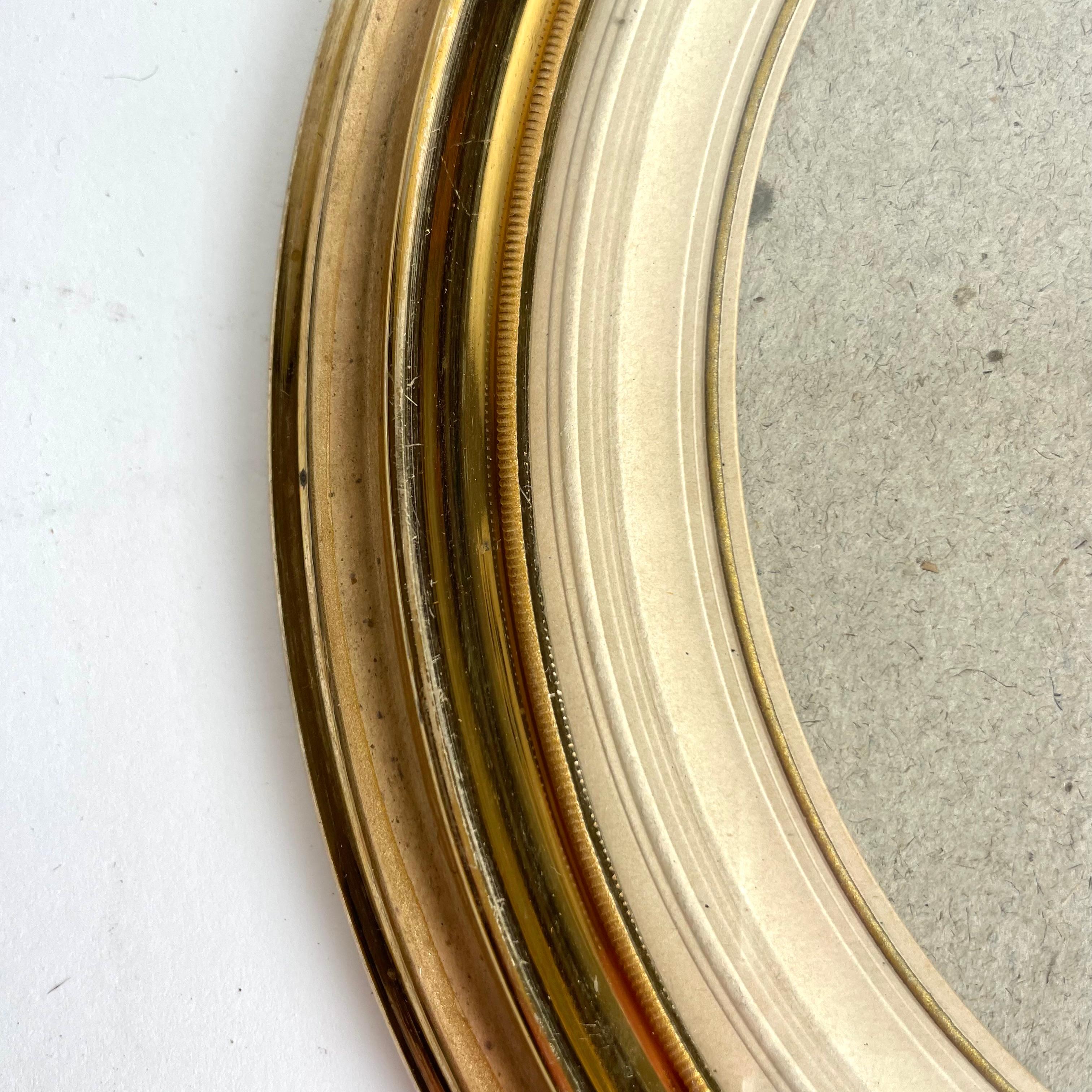 Sophisticated late 19th gilt and matte brass wall Photo Frame For Sale 1